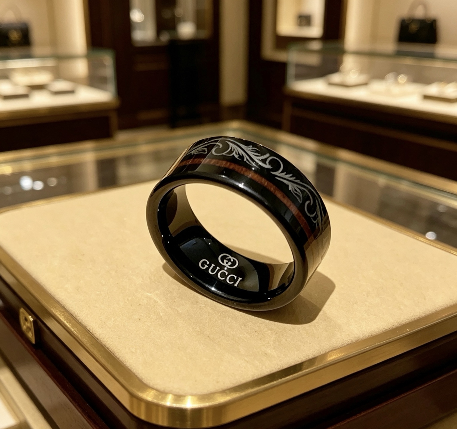 NO:858759,Batch. The latest style of Gucci ring is of higher quality. The same model as the star Anger Forest series. V-gold texture with heavy double G. Pure handmade craftsmanship. Gucci ring. Ceramic high-end customization. Detail matching is purely handmade. Non-market glossy version. This one has been out. The best-selling model in Gucci. Very good to match with trendy clothes. The size is 7 8 9 10 11. Couple rings of the same style for men and women, fine jewelry, gucci, ring.19860909批.古驰戒指最新款款式档次更高明星同款Anger Forest系列v金质感沉沉双G纯手工制作工艺 古驰戒指 陶瓷高端定制 细节对版纯手工处理 非市面亮面版型 这款一直在出 古驰里面热卖款 非常好搭配潮流衣服码数美7 8 9 10 11 男女同款情侣戒指,饰品精品,gucci,ring,Jewelry
