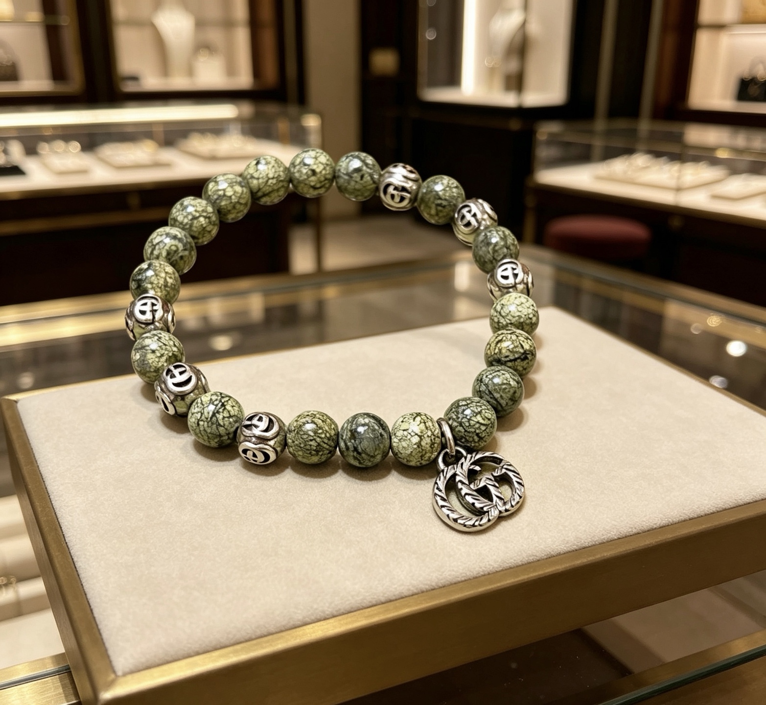 NO:858795,Batch Gucci bracelets for men and women. The latest natural crystal bracelets are of higher quality. Anger Forest series double-g Yaowang crystal bracelets of the same style for celebrities. Size: 16-24 cm. Details are distressed. Non-market glossy version. Non-market ordinary ones. This one has been out. Best-selling model in Gucci. Very good to match clothes, high-quality jewelry, gucci, bracelet.19860909批 古驰手链男女同款 最新款天然水晶手链档次更高明星同款Anger Forest系列双g药王水晶手链 尺寸:16-24厘米 细节对版做旧处理 非市面亮面版型 非市面普通做这款一直在出 古驰里面热卖款 非常好搭配衣服,饰品精品,gucci,bracelet,Jewelry