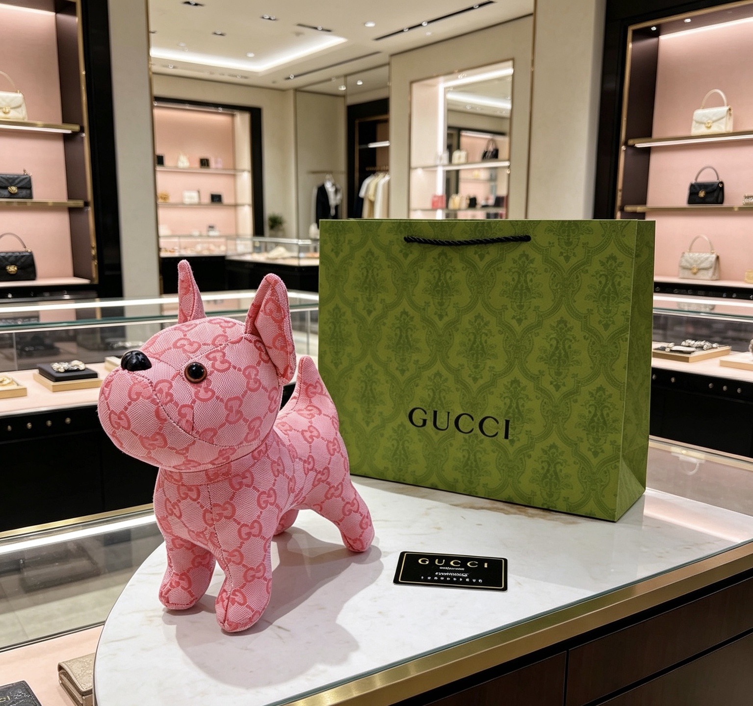 NO:860142,Batch. Hot model is coming. Gucci’s official website debuts new dog dolls for exclusive high-quality sale. Exports orders to France and releases new products. Gucci’s puppy doll has exclusive joints and movable joints. It is purely handmade. The texture and fullness are all in place. Not many in stock, so hands are slow. Super cute. Looking forward to my puppy. Put it in the car and at home. Full of high-end feeling. 30cm size, high-quality accessories, gucci19860909批. 爆款来袭 古驰官网首发新品狗狗玩偶独家高品质发售 出口法国订单新品发布 ,古驰的的一款小狗公仔独家关节可动,纯手工制作工艺 质感 饱满度全部到位 现货不多,手慢无 超级可爱的 期待我的小狗.放车里放家里高级感满满 30cm的尺寸,饰品精品,gucci,Jewelry