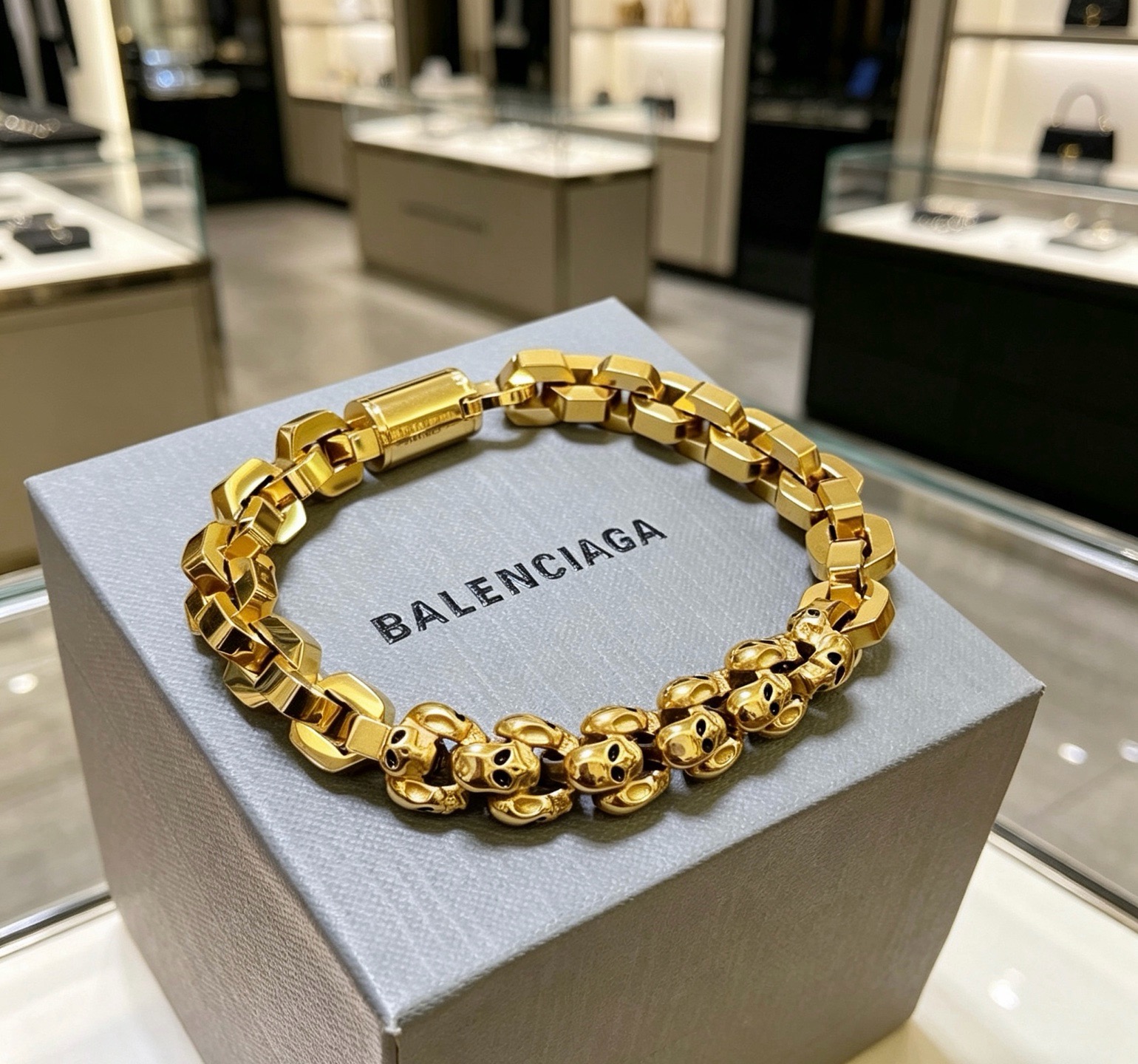 原单货🔹🔹新品 巴黎世家手链Balenciaga手链🔹专柜一致巴黎世家手链 男士火爆款出货 设计独特 前