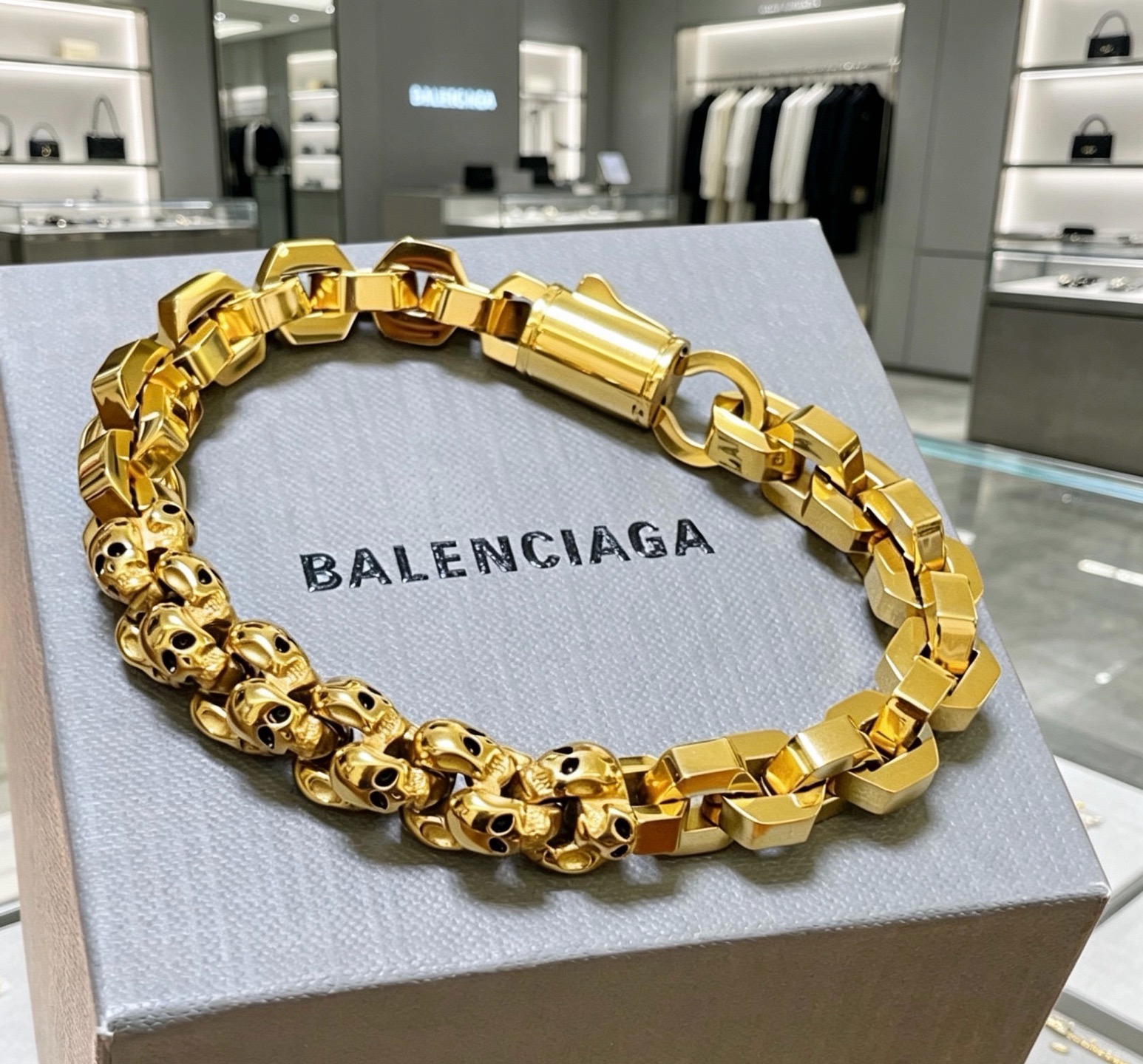 原单货🔹🔹新品 巴黎世家手链Balenciaga手链🔹专柜一致巴黎世家手链 男士火爆款出货 设计独特 前