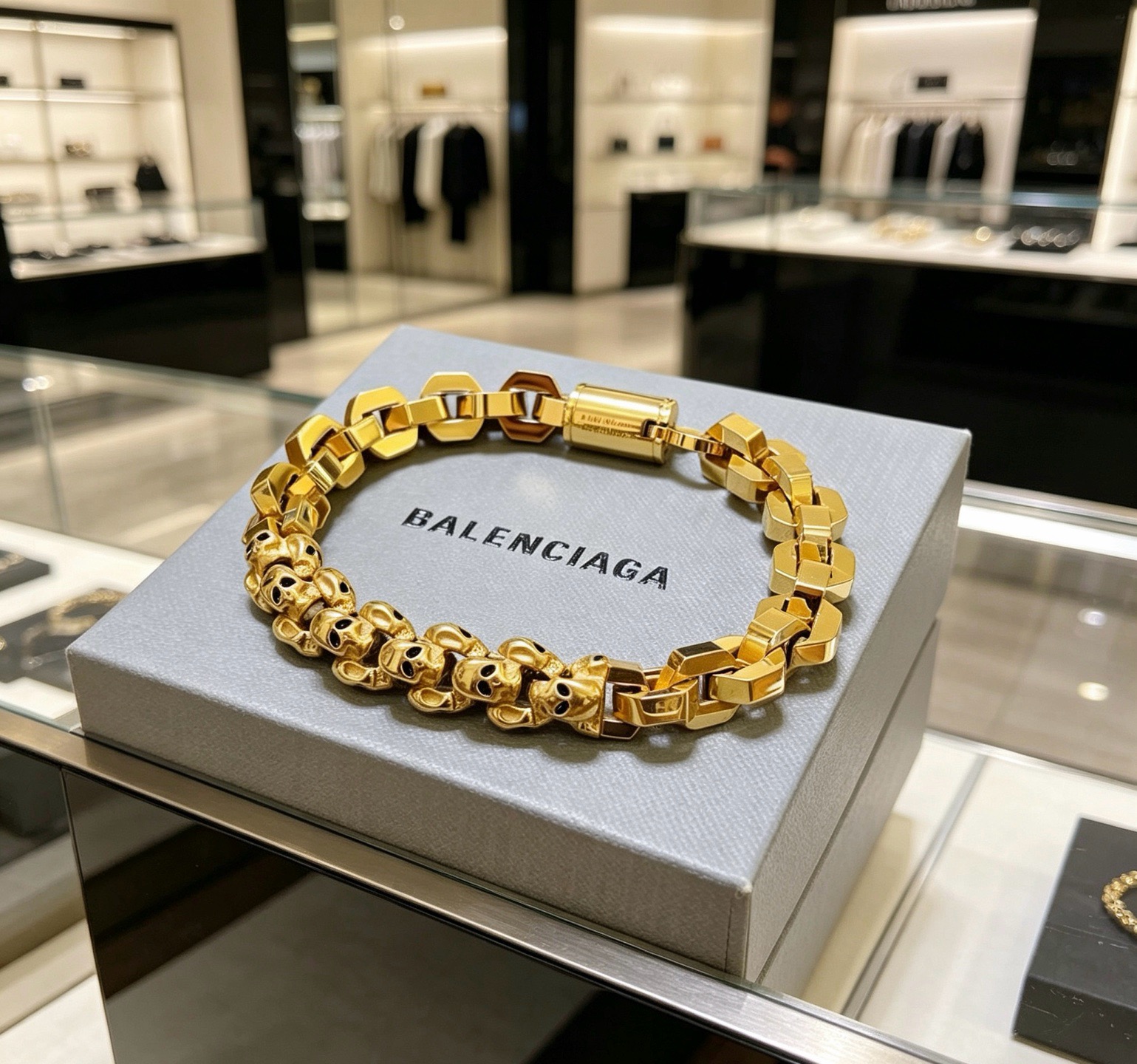 原单货🔹🔹新品 巴黎世家手链Balenciaga手链🔹专柜一致巴黎世家手链 男士火爆款出货 设计独特 前