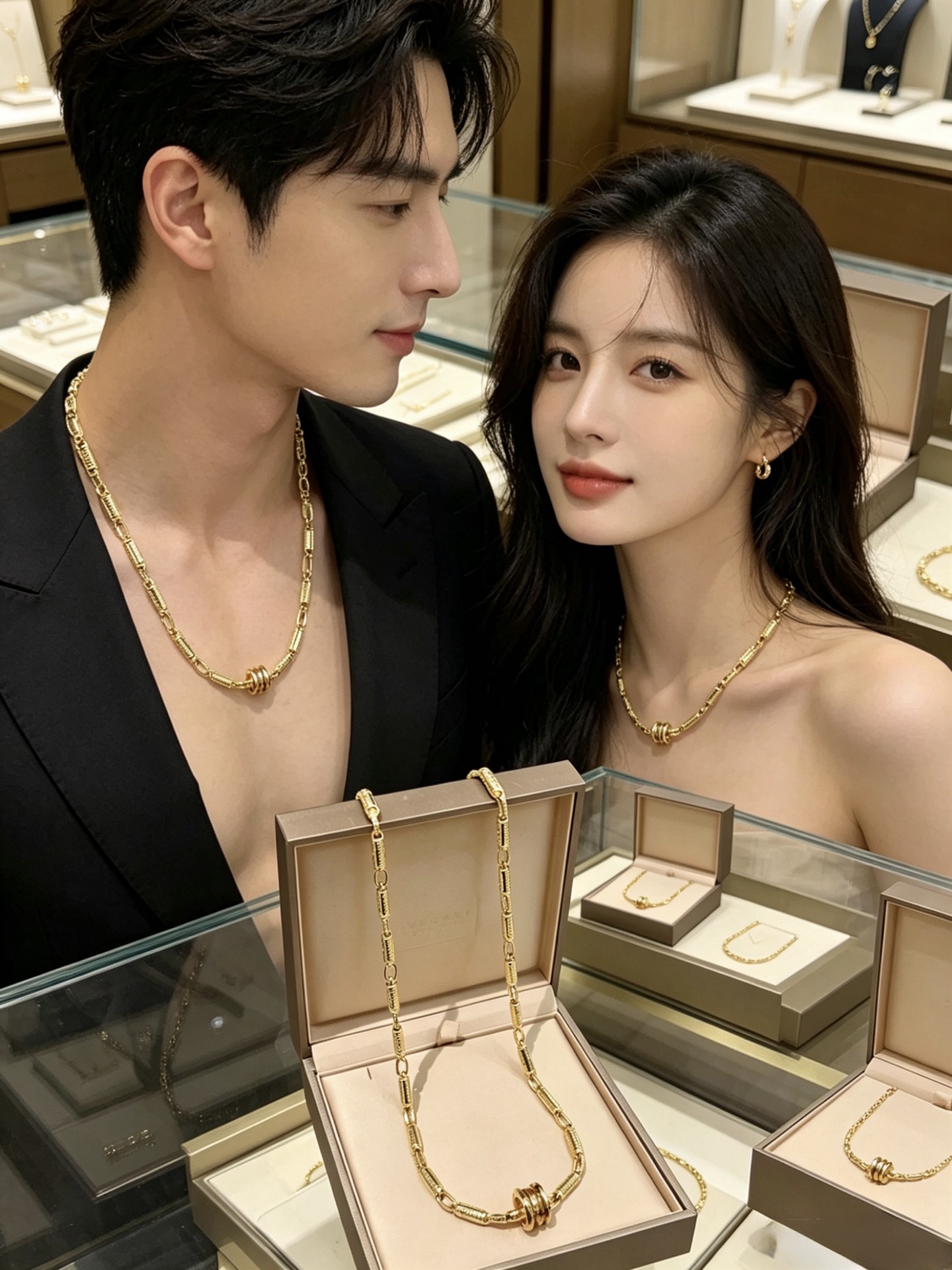 宝格丽项链V金材质 。BVLGARI宝格丽 DIVAS‘ DREAM 系列 品相完美，细节无敌，那种独特