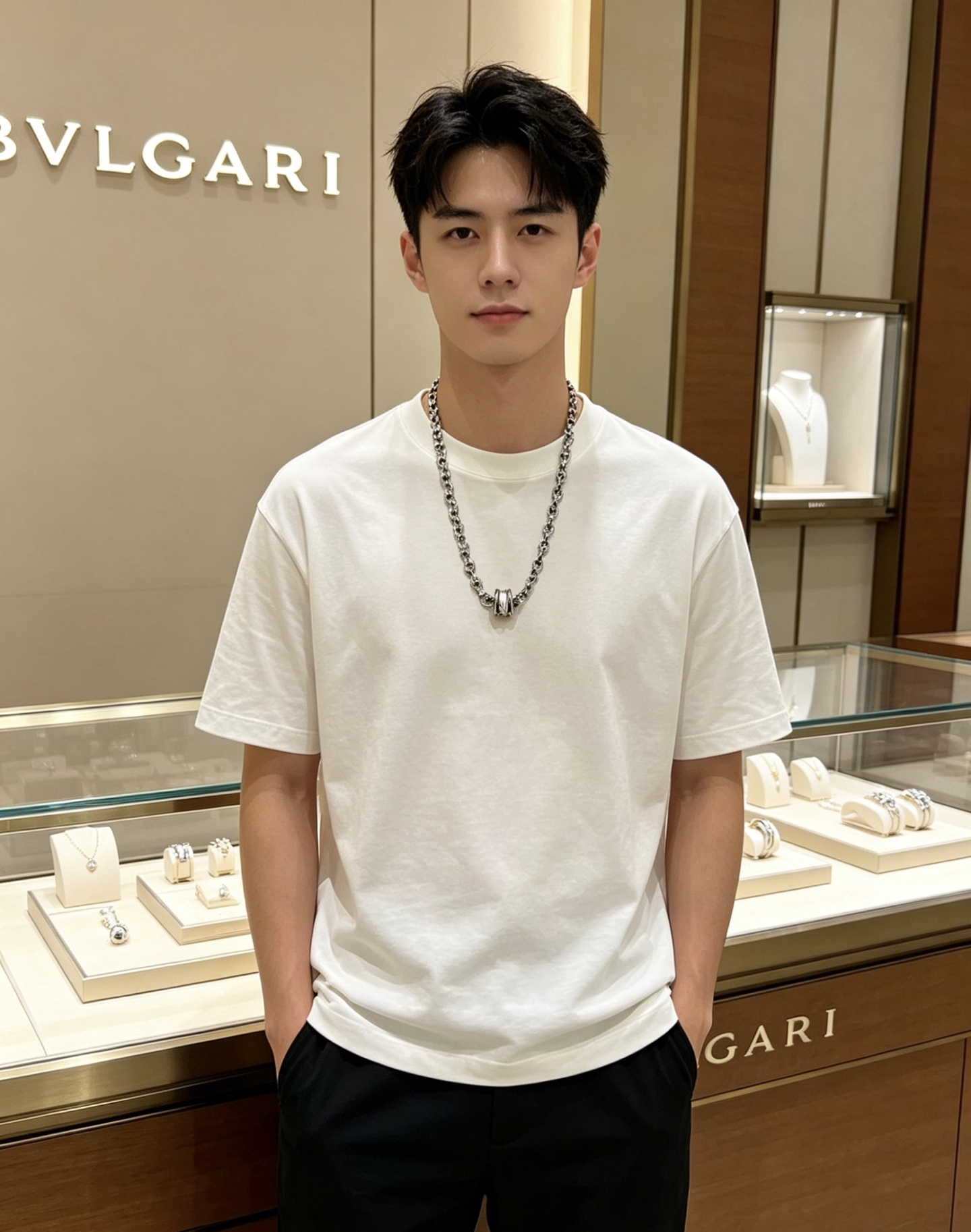 宝格丽项链V金材质 。BVLGARI宝格丽 DIVAS‘ DREAM 系列 品相完美，细节无敌，那种独特