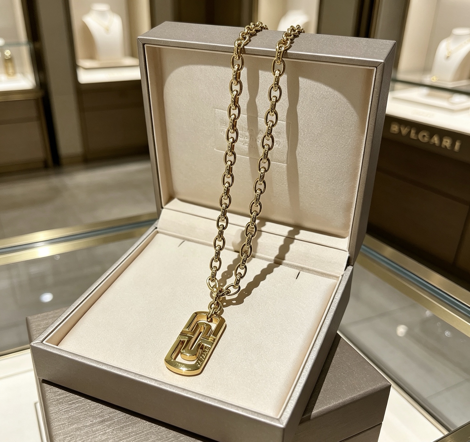 宝格丽项链V金材质 BVLGARI宝格丽 DIVAS‘ DREAM 系列 品相完美，细节无敌，那种独特的