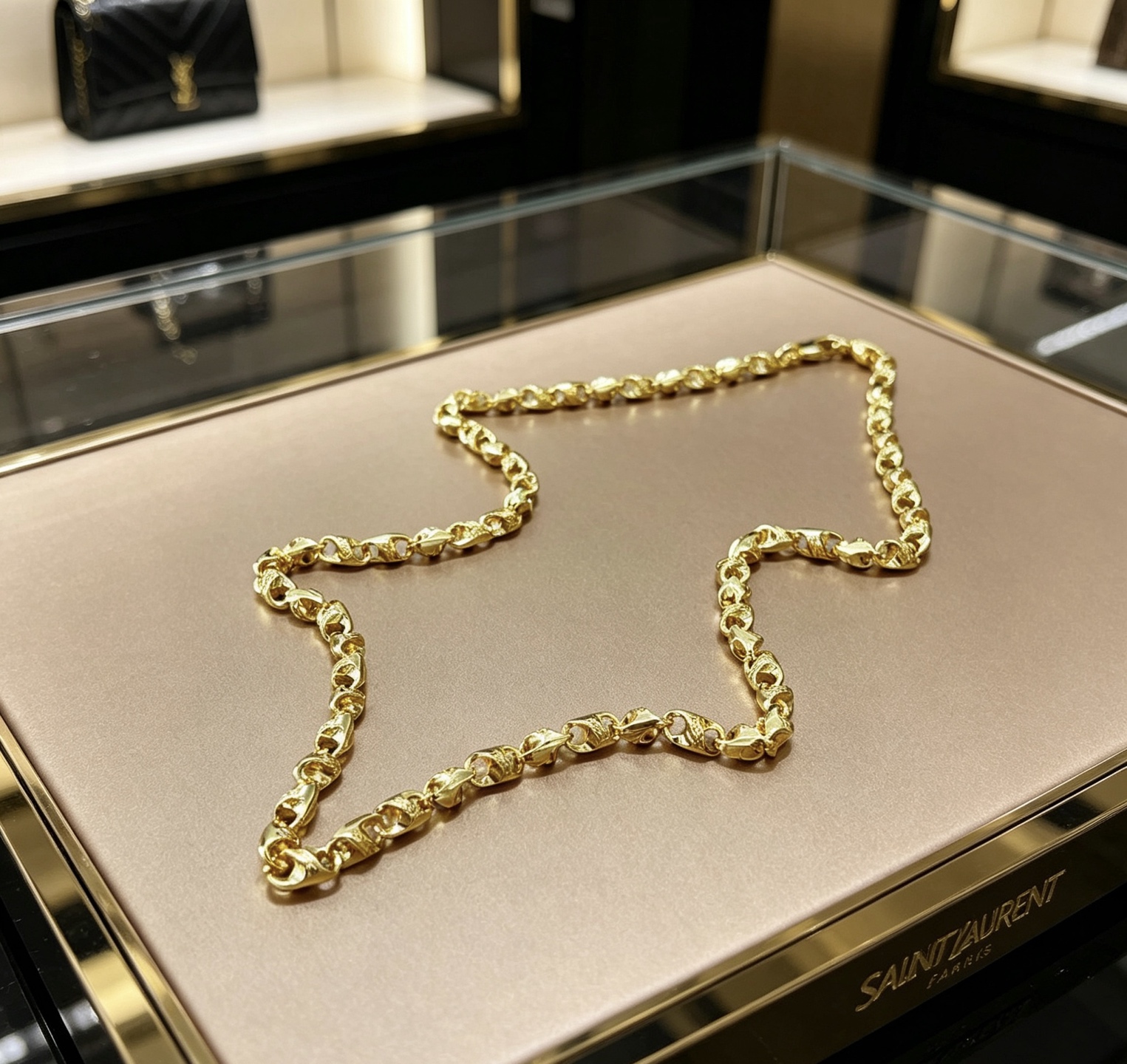 圣罗兰项链新品发布 V金材质 Yves Saint Laurent DIVAS‘ DREAM 系列 品相