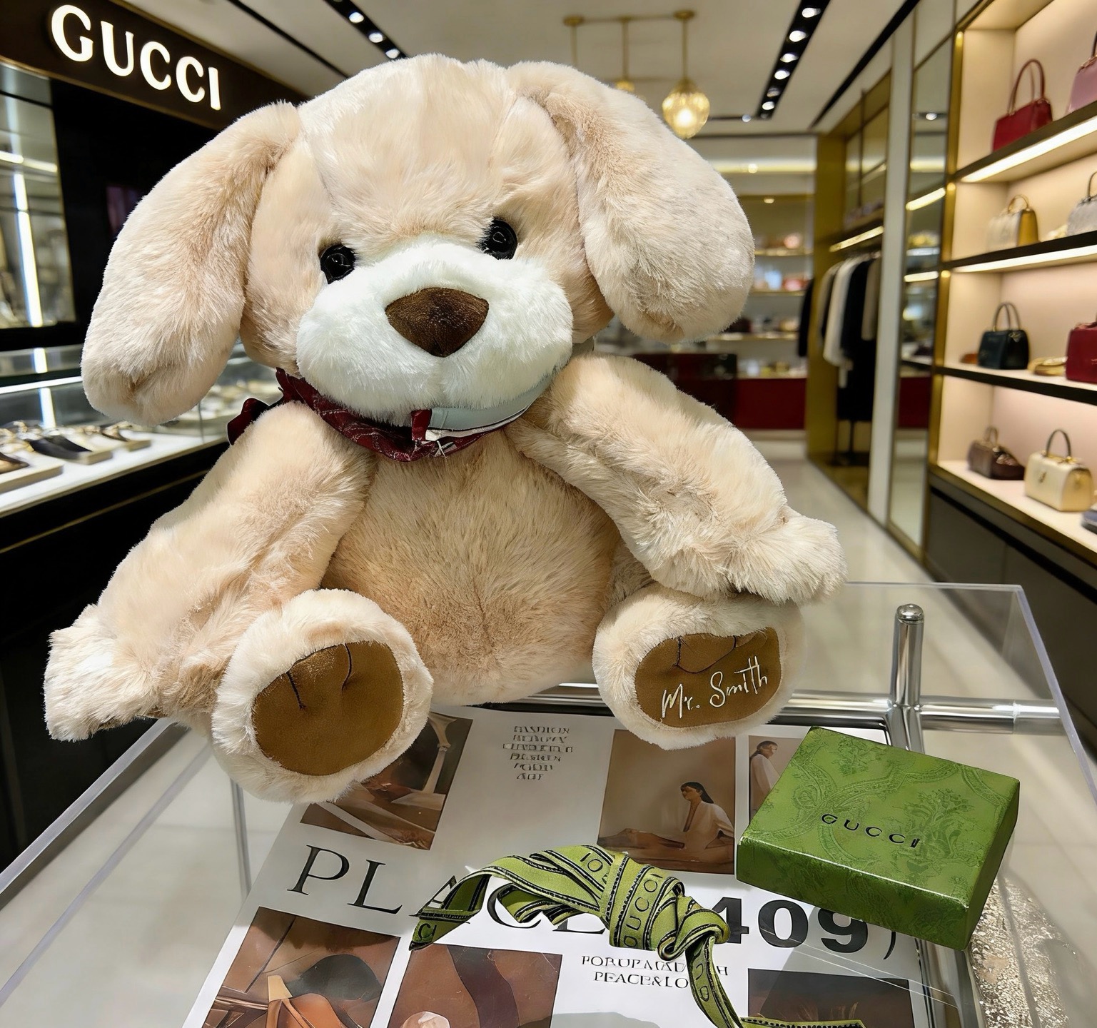 超大号爆款来袭 古驰官网首发新品小熊玩偶独家高品质发售 出口法国订单新品发布 ，古驰的的一款小熊公仔🐱纯