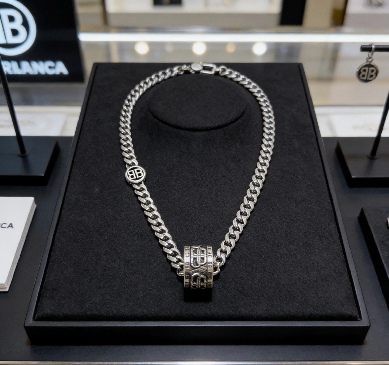 原单货🔹🔹新品 巴黎世家项链 Balenciaga 新款项链🔹专柜一致 细节做工精细 每个细节流程到位 