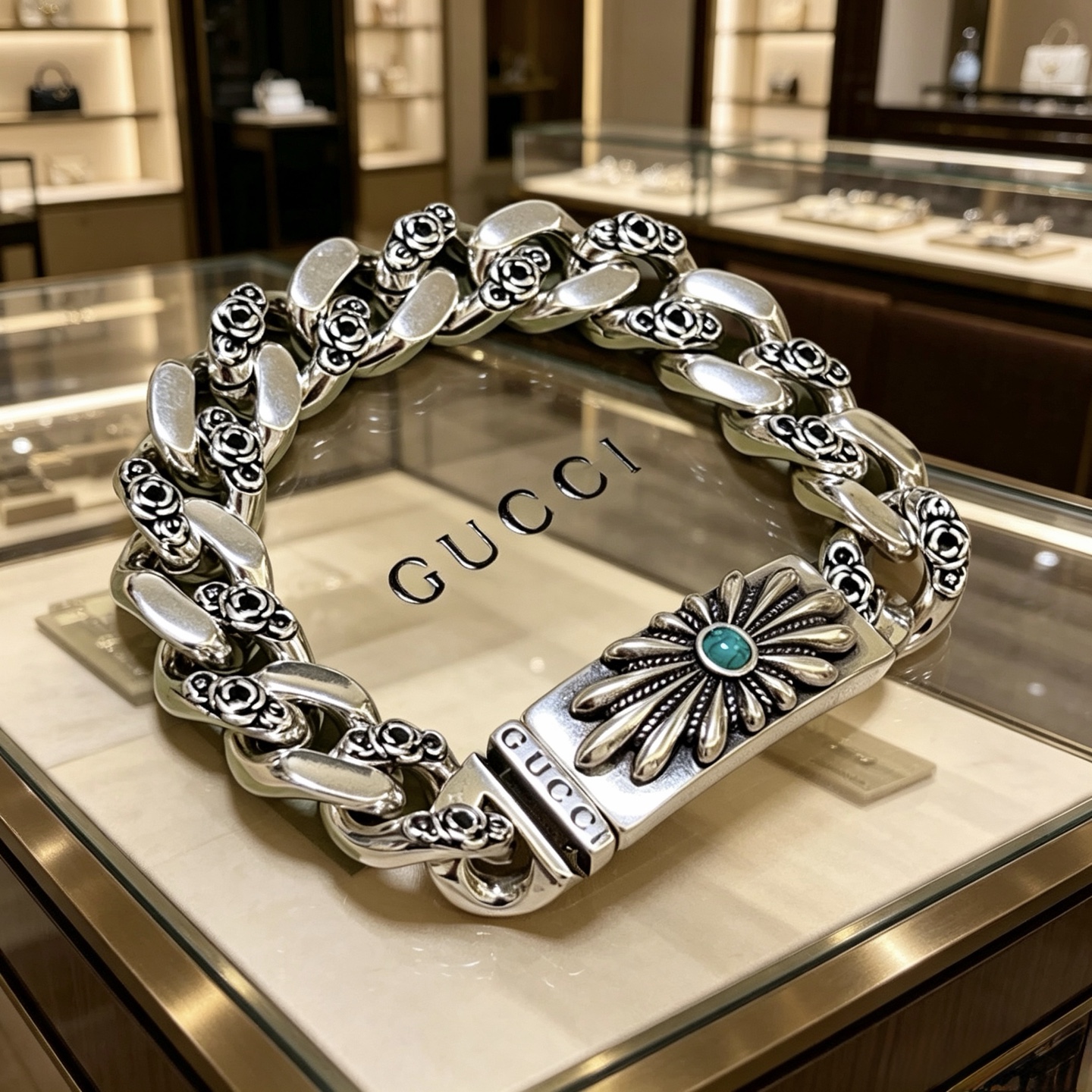 NO:862099,Batch. The latest luxury sunflower Gucci bracelet. High-end brand customization. The ceiling in the bracelet. Luxurious lineup design concept. Gucci Gucci bracelet. The latest classic style. Exquisite regardless of style and texture. It is absolutely top-notch. You can understand the original logo at a glance. Super nice. The best choice to match clothes. Same style for men and women. Must-have artifact. Size 18.20.22.cm, fine jewelry, gucci, gucci, bracelet.19860909批 . 最新出炉奢华太阳花古驰手链.高端品牌定制 手链中的天花板 豪华阵容设计理念 Gucci古驰手链最新款的经典款 精致无论款式 质感 都是绝对的顶尖feel 只要看一眼就懂了原版logo 超 nice 搭配衣服最佳的选择,男女同款 必备神器 码数18.20.22.厘米,饰品精品,gucci,gucci,bracelet,Jewelry