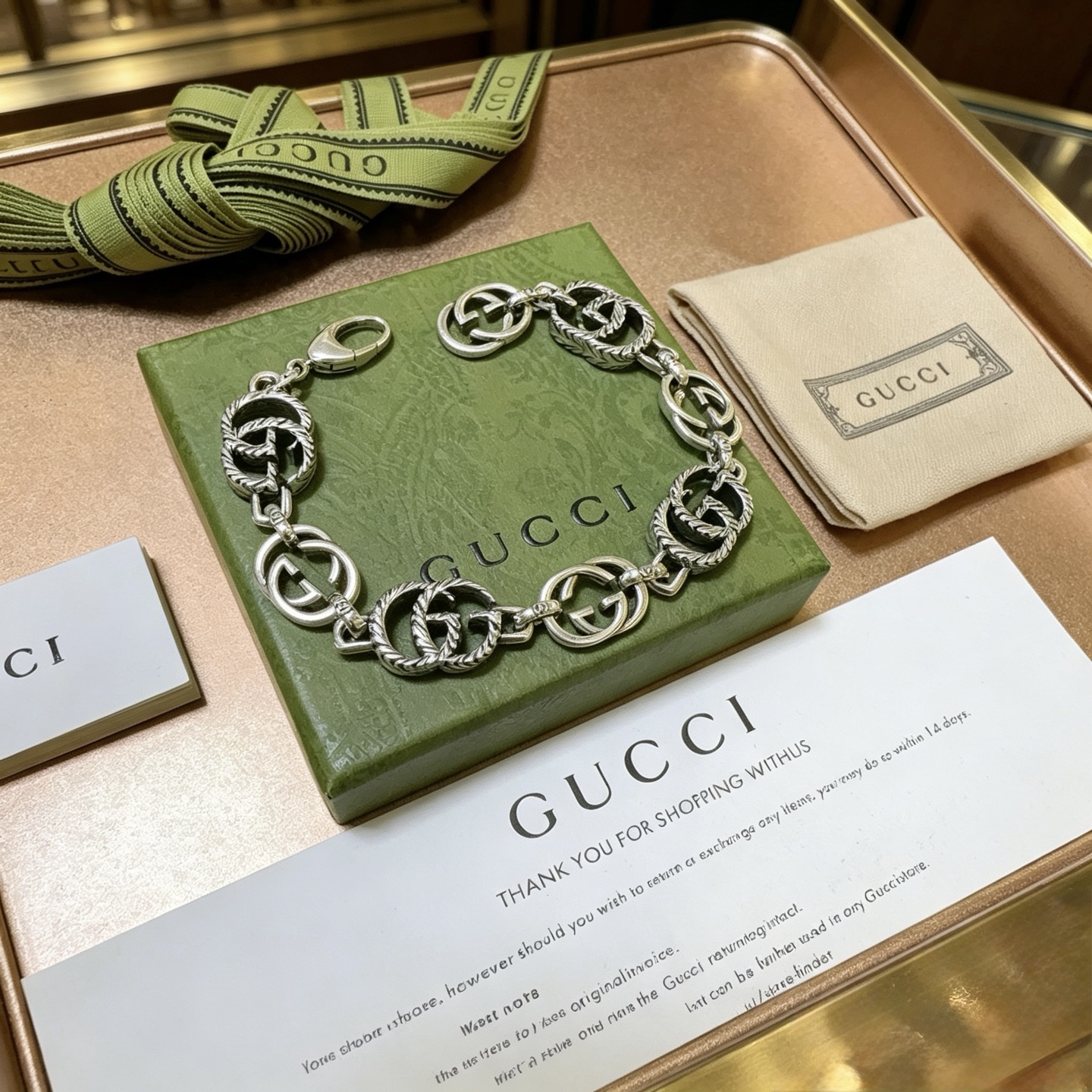 最新出炉土豪版手链 认准细节 独家高品质🌼 Gucci古驰手链最新款的经典款 精致无论款式 质感 都是绝