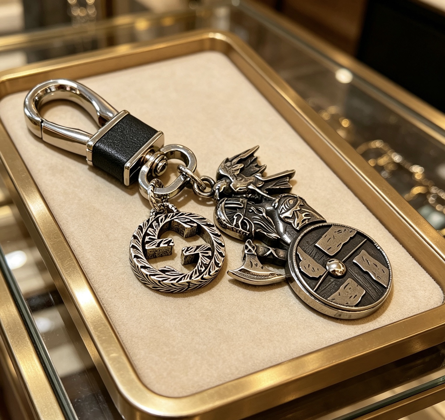 NO:862157,Batch of new product releases Gucci keychains Gucci bag buckles The latest bag charms are of higher quality Stars have the same style Anger Forest series Double G classic models co-branded design concept keychain series The details are distressed and not available in the market Glossy version This one has been out The best-selling model in Gucci Very good match with trendy backpacks, jewelry boutiques, gucci, backpacks, keychain19860909批新品发布 古驰钥匙扣 古驰包包扣 最新款包包挂饰档次更高明星同款Anger Forest系列双G经典款联名设计理念钥匙扣系列 细节对版做旧处理 非市面亮面版型 这款一直在出 古驰里面热卖款 非常好搭配潮流背包,饰品精品,gucci,backpacks,keychain,Jewelry