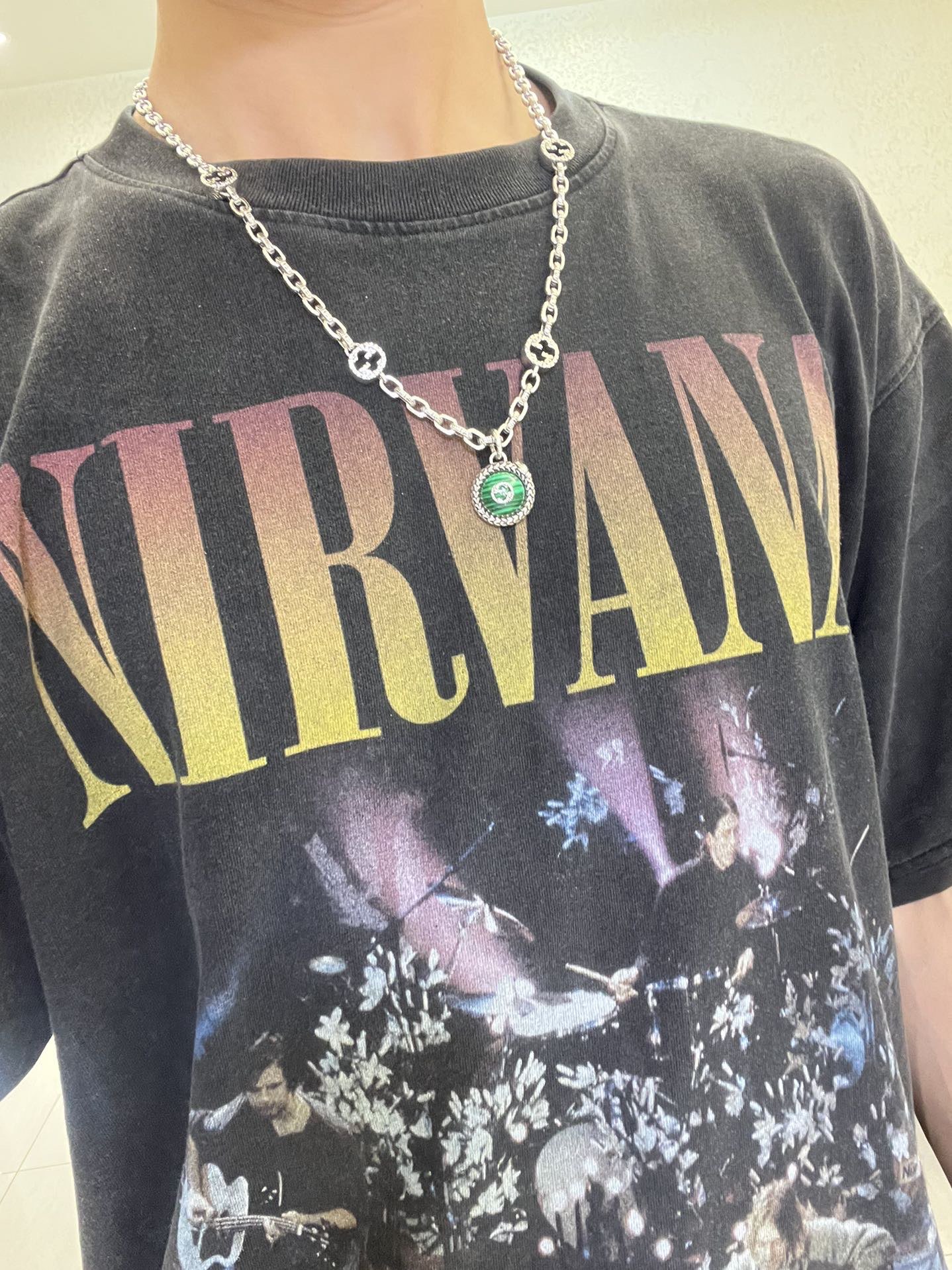 𝐆𝐮𝐜𝐜𝐢古驰项链最新款链条档次更高明星同款Anger Forest系列双G经典款项链欧美时尚休闲风系列 𝐆𝐮𝐜𝐜𝐢古驰项链最新款链条档次更高明星同款Anger Forest系列双G经典款项链欧美时尚休闲风系列