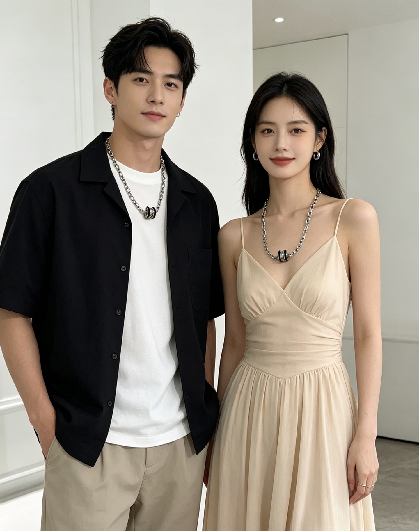 宝格丽项链V金材质 。BVLGARI宝格丽 DIVAS‘ DREAM 系列 品相完美，细节无敌，那种独特