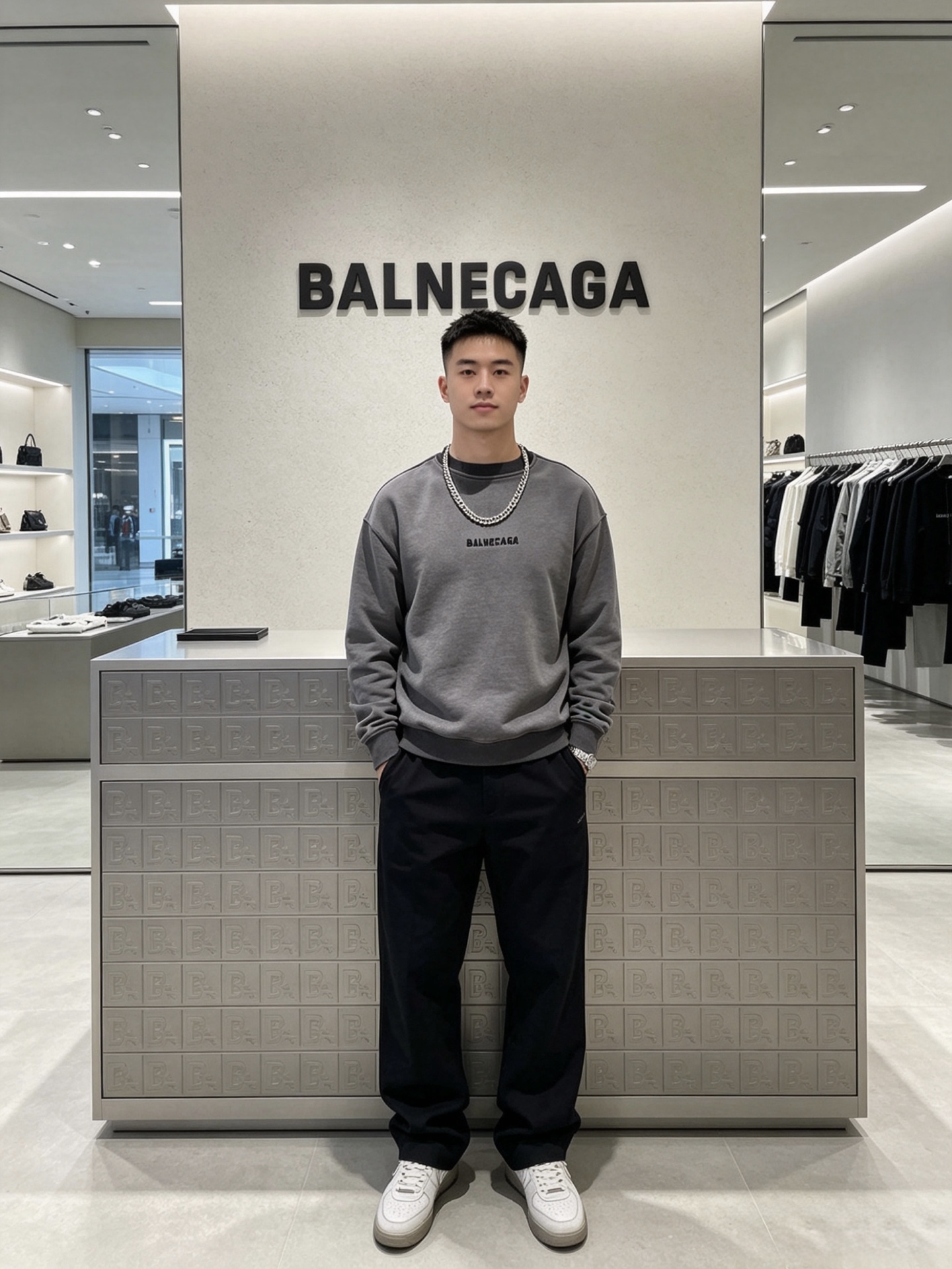 原单货🔹🔹新品 巴黎世家项链 Balenciaga 新款项链🔹专柜一致 细节做工精细 每个细节流程到位 