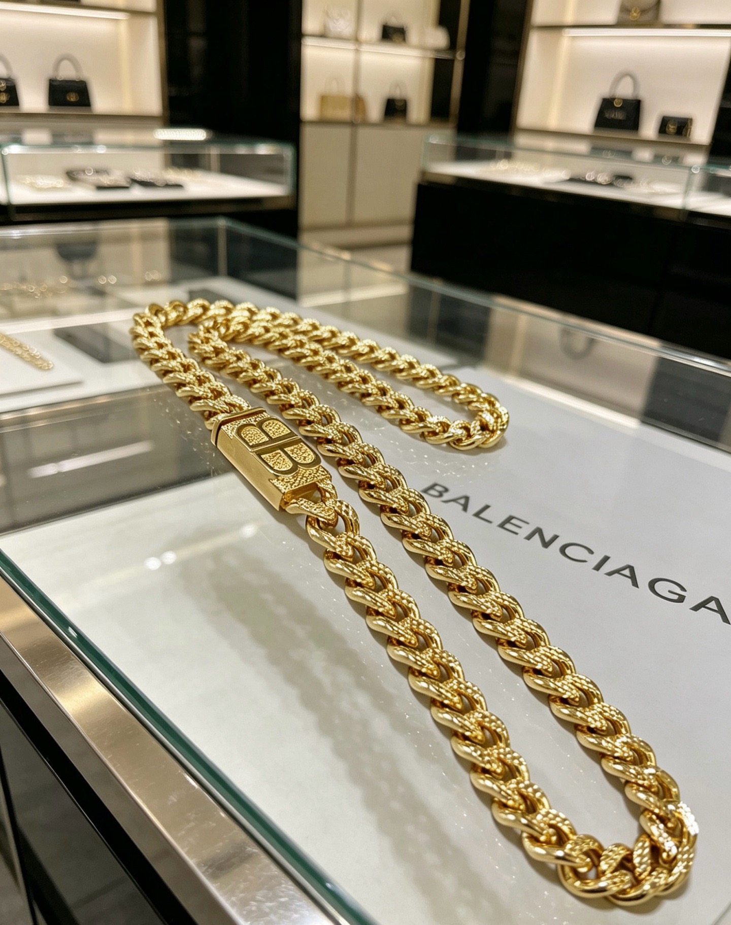 原单货🔹🔹新品 巴黎世家项链 Balenciaga 新款项链🔹专柜一致 细节做工精细 每个细节流程到位 