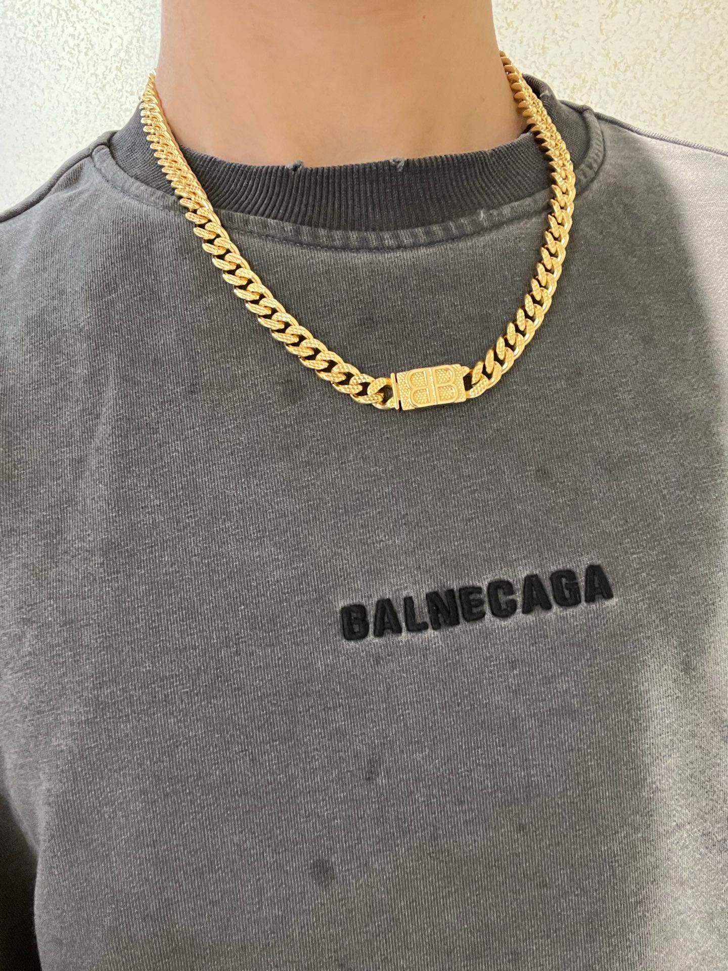 原单货🔹🔹新品 巴黎世家项链 Balenciaga 新款项链🔹专柜一致 细节做工精细 每个细节流程到位 