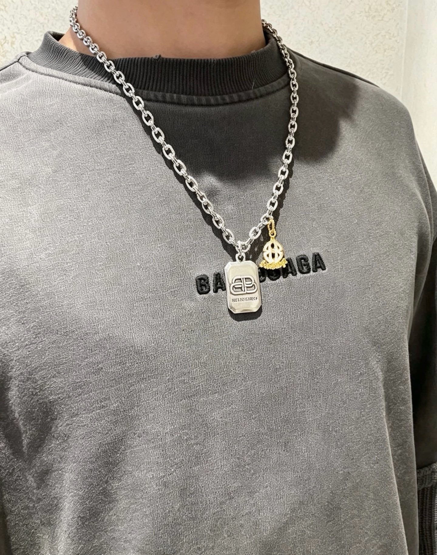 原单货🔹🔹新品 巴黎世家项链 Balenciaga 新款项链🔹专柜一致 细节做工精细 每个细节流程到位 
