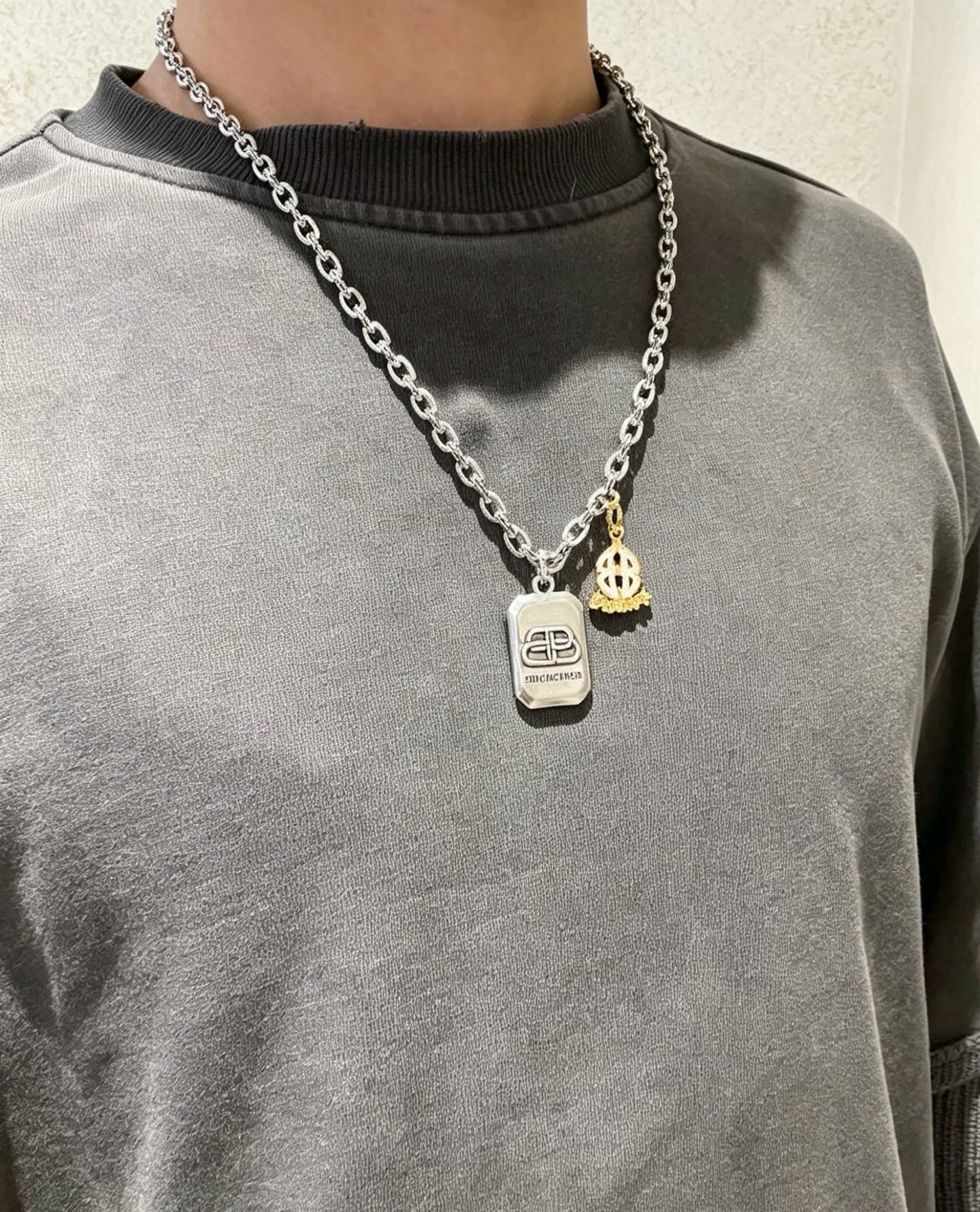 原单货🔹🔹新品 巴黎世家项链 Balenciaga 新款项链🔹专柜一致 细节做工精细 每个细节流程到位 