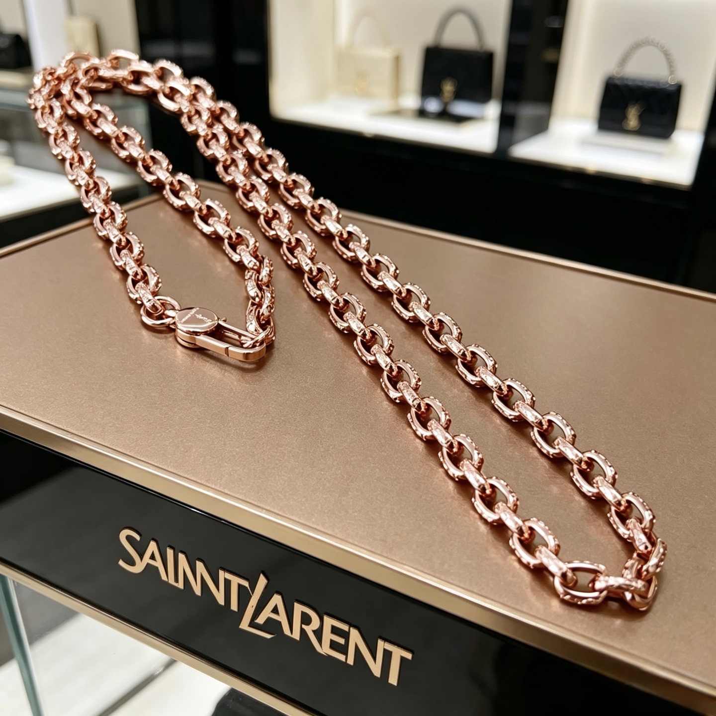 圣罗兰项链新品发布 V金材质 Yves Saint Laurent DIVAS‘ DREAM 系列 品相