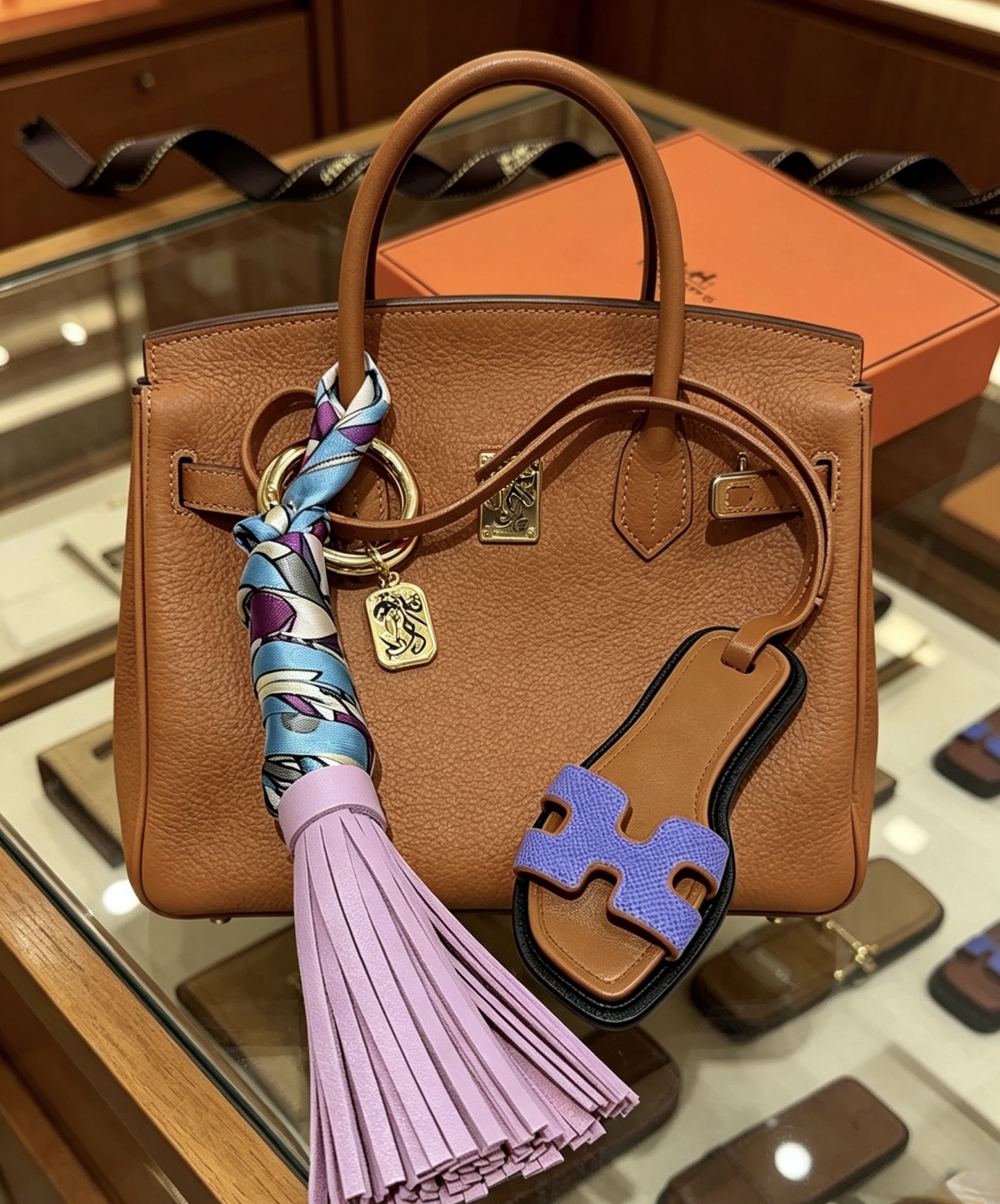 Hermes Jewelry 。NewHermesHermesKeychainKeychain 。 HermesCharmKeychain Hermes 1:1 k ， 。 Keychain — photo 5