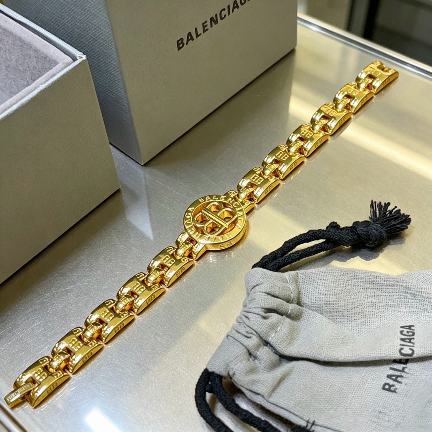 原单货🔹🔹新品 巴黎世家手链Balenciaga手链🔹专柜一致巴黎世家手链 男士火爆款出货 设计独特 前
