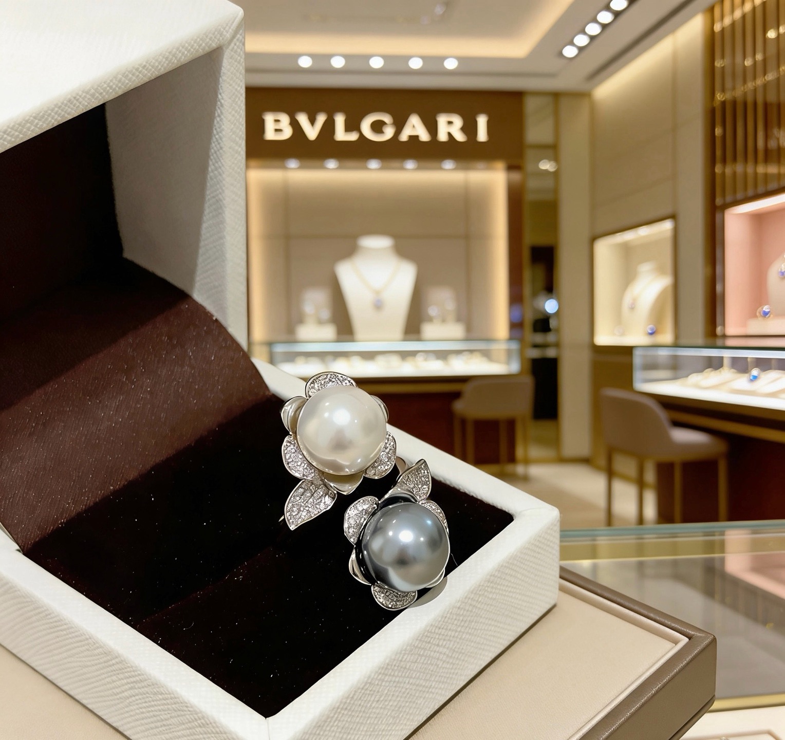 宝格丽项链V金材质。BVLGARI宝格丽 DIVAS‘ DREAM 系列 品相完美，细节无敌，那种独特的