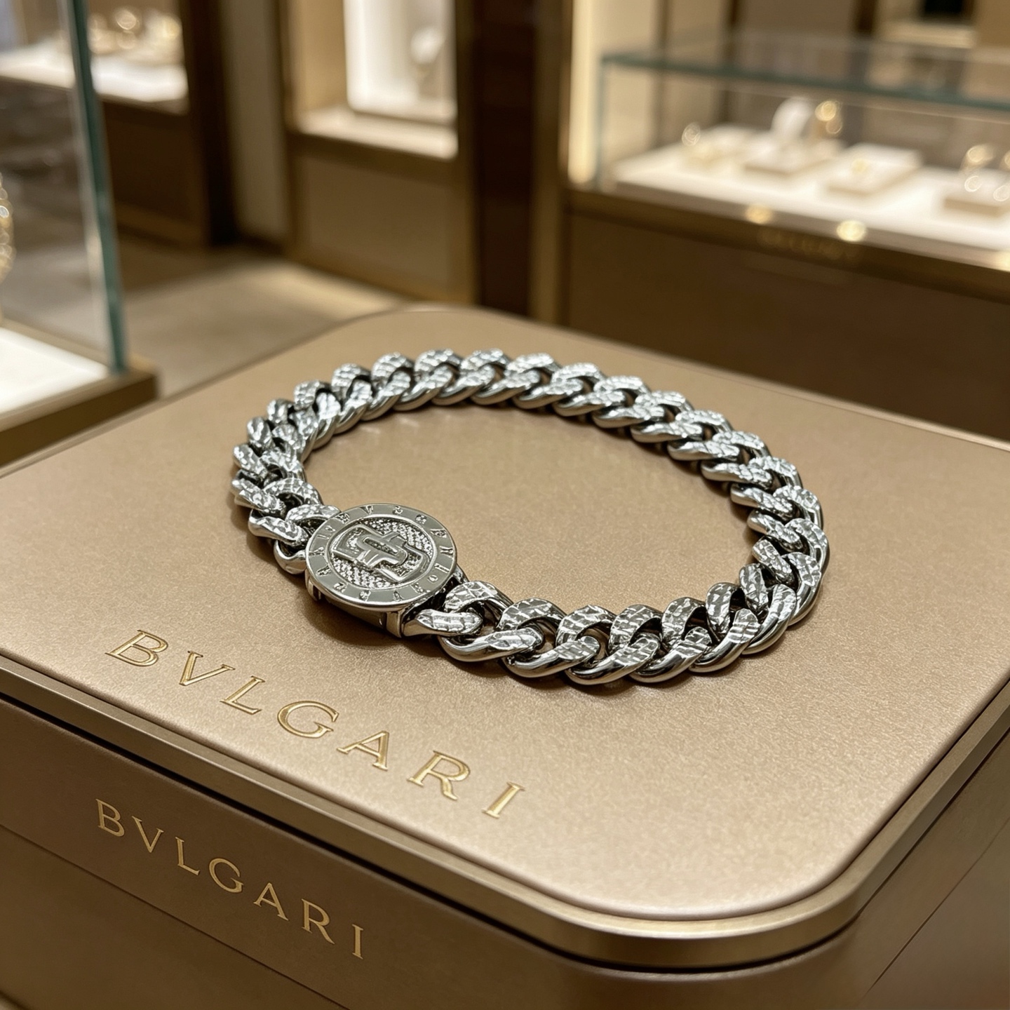 宝格丽手链V金材质 BVLGARI宝格丽 DIVAS‘ DREAM 系列 品相完美，细节无敌，那种独特的