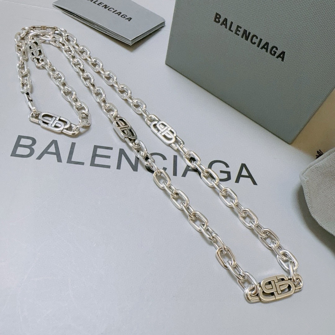 原单货🔹🔹新品 巴黎世家项链 Balenciaga 新款项链🔹专柜一致 细节做工精细 每个细节流程到位 