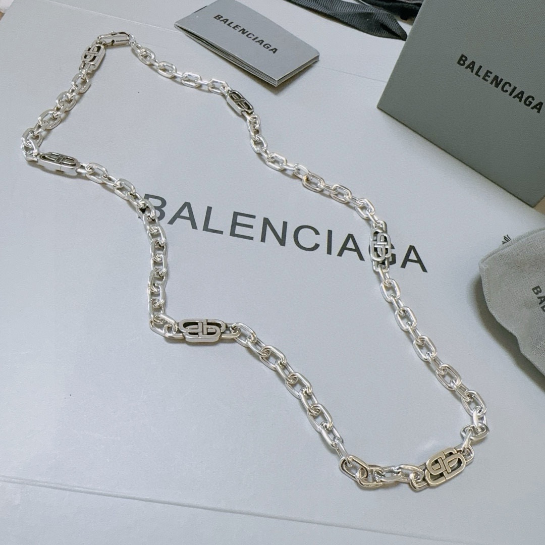 原单货🔹🔹新品 巴黎世家项链 Balenciaga 新款项链🔹专柜一致 细节做工精细 每个细节流程到位 