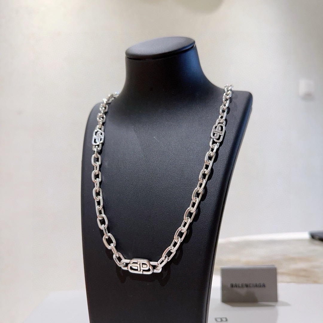 原单货🔹🔹新品 巴黎世家项链 Balenciaga 新款项链🔹专柜一致 细节做工精细 每个细节流程到位 