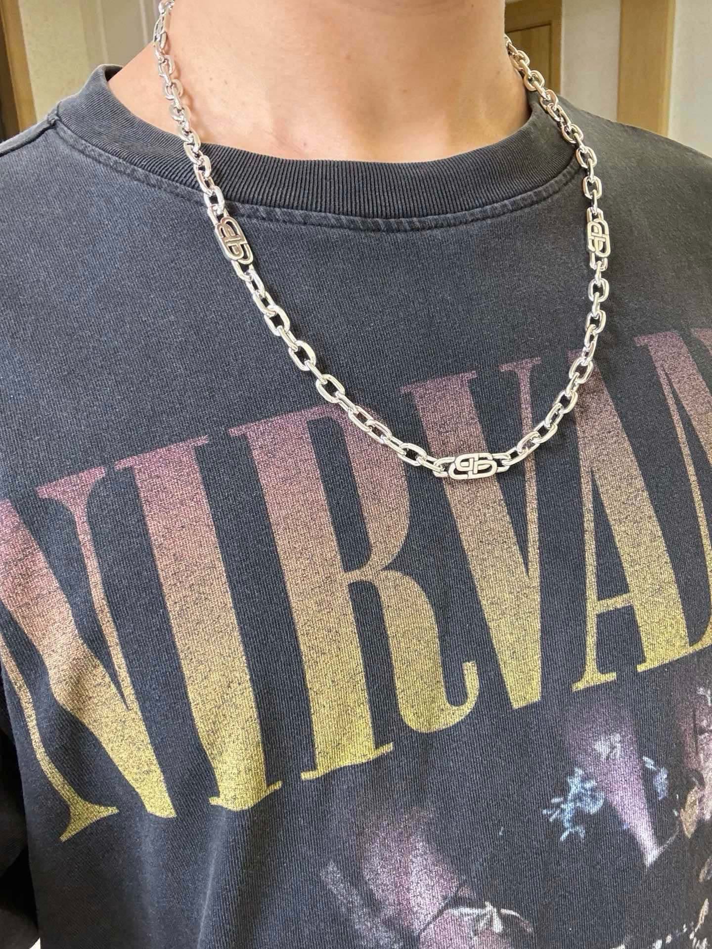 原单货🔹🔹新品 巴黎世家项链 Balenciaga 新款项链🔹专柜一致 细节做工精细 每个细节流程到位 