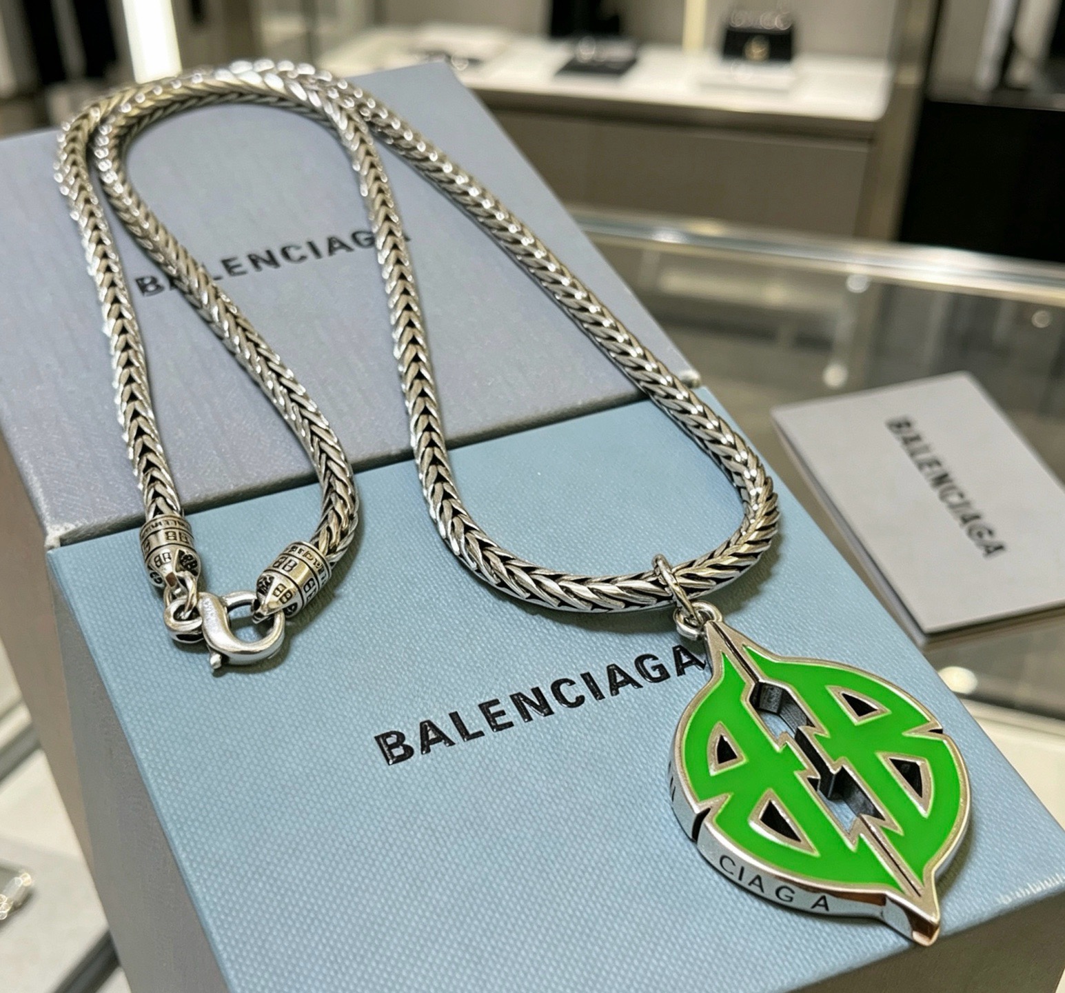 原单货🔹🔹新品 巴黎世家项链 Balenciaga 新款项链🔹专柜一致 细节做工精细 每个细节流程到位 