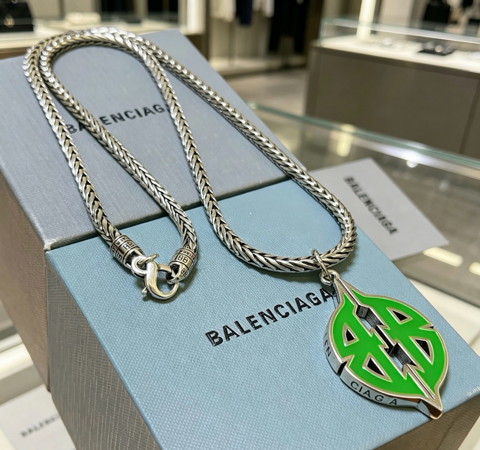 原单货🔹🔹新品 巴黎世家项链 Balenciaga 新款项链🔹专柜一致 细节做工精细 每个细节流程到位 