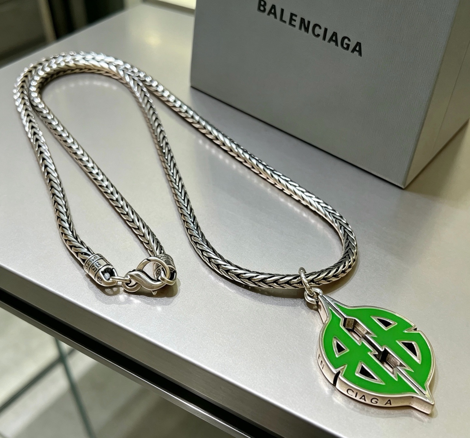 原单货🔹🔹新品 巴黎世家项链 Balenciaga 新款项链🔹专柜一致 细节做工精细 每个细节流程到位 