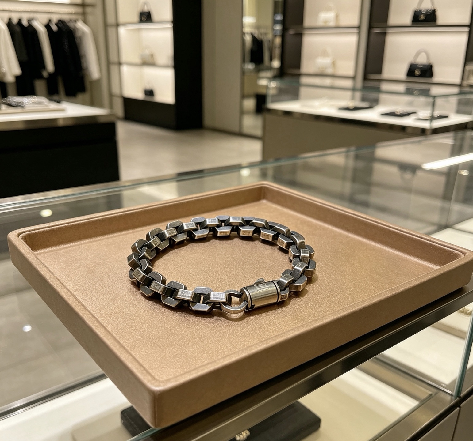 原单货🔹🔹新品 巴黎世家手链Balenciaga手链🔹专柜一致巴黎世家手链 男士火爆款出货 设计独特 前