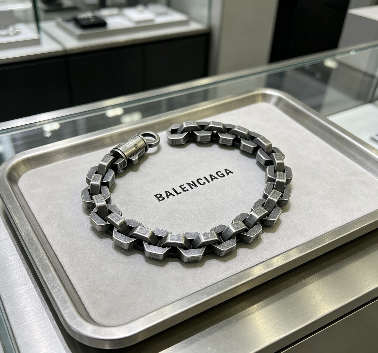 原单货🔹🔹新品 巴黎世家手链Balenciaga手链🔹专柜一致巴黎世家手链 男士火爆款出货 设计独特 前