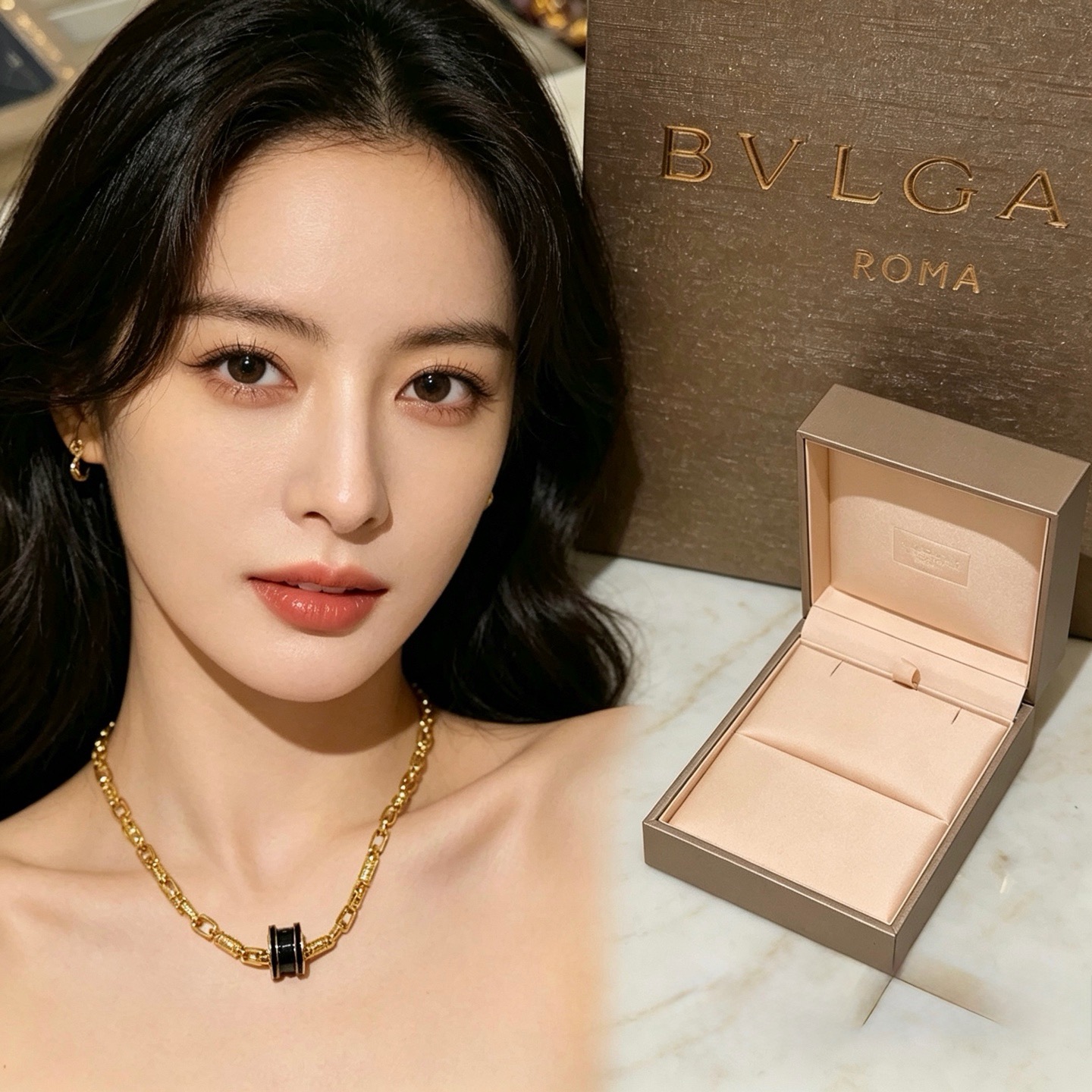 宝格丽项链V金材质 。BVLGARI宝格丽 DIVAS‘ DREAM 系列 品相完美，细节无敌，那种独特