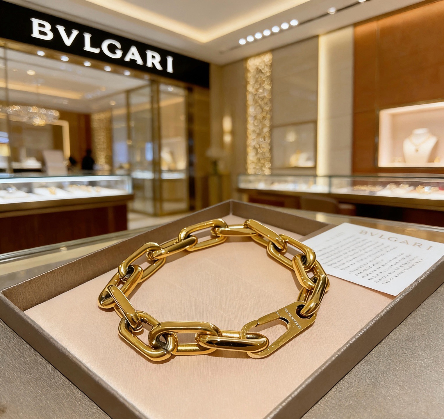 宝格丽手链V金材质 BVLGARI宝格丽 DIVAS‘ DREAM 系列 品相完美，细节无敌，那种独特的