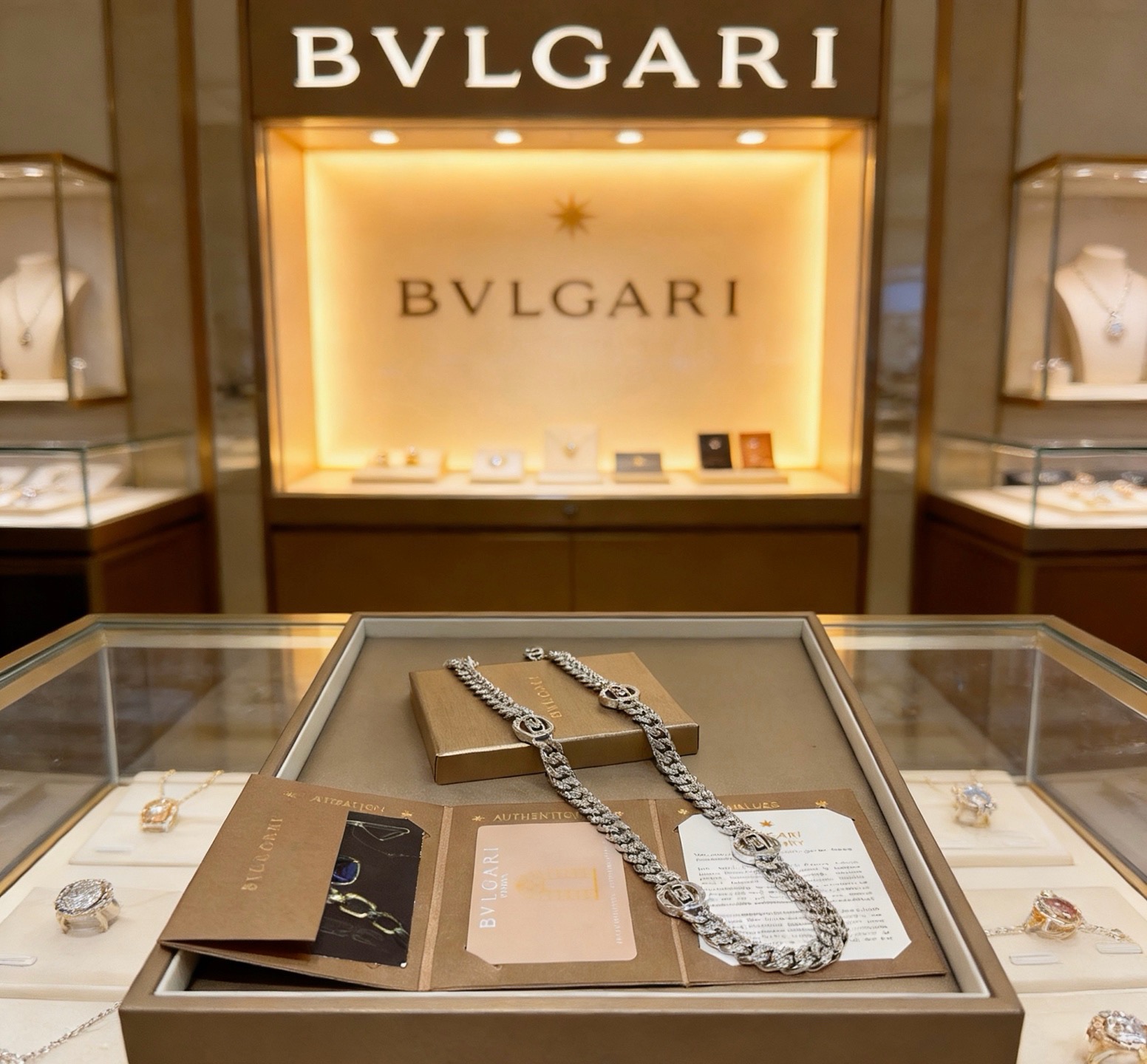 宝格丽项链V金材质 。BVLGARI宝格丽 DIVAS‘ DREAM 系列 品相完美，细节无敌，那种独特
