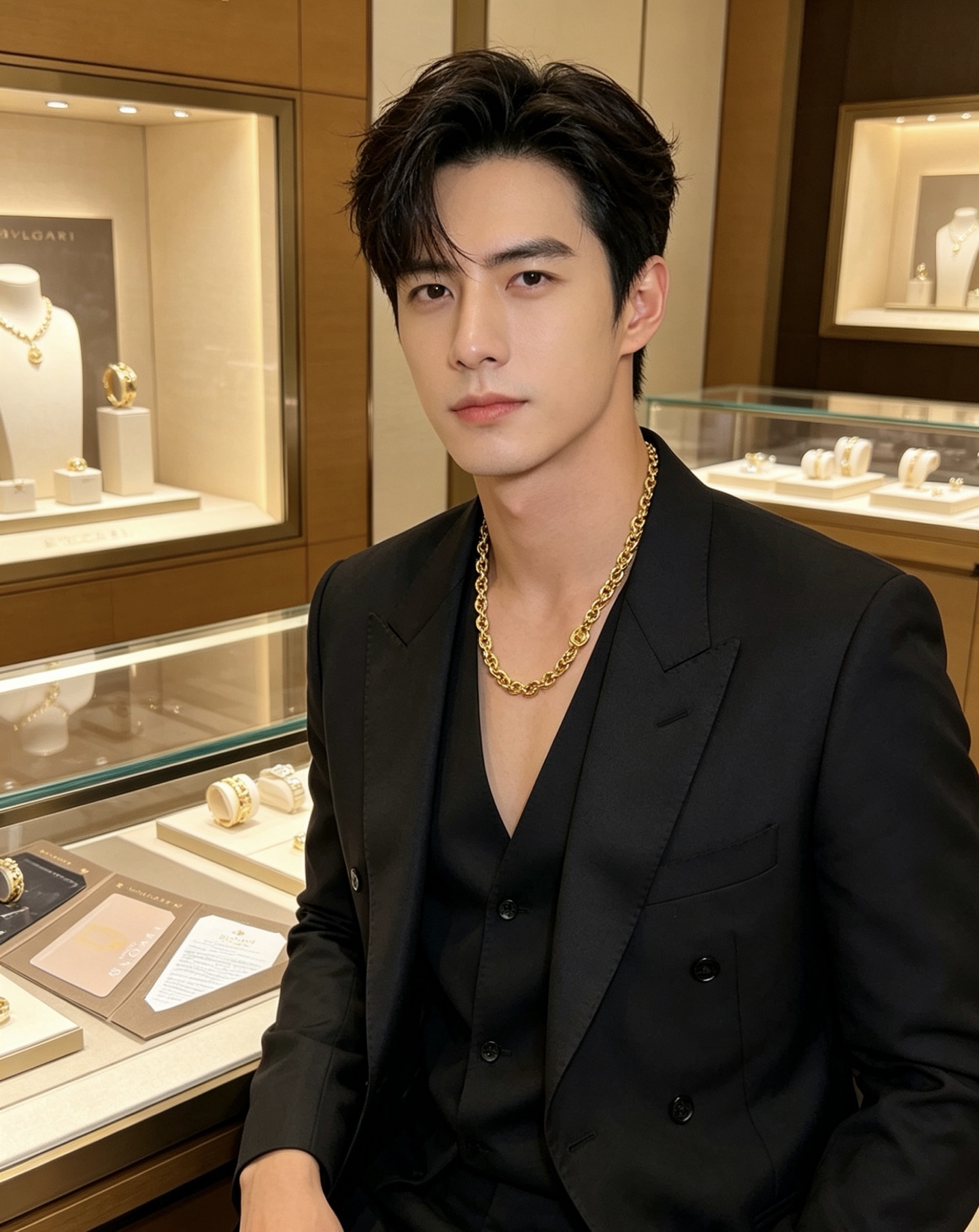 宝格丽项链V金材质 。BVLGARI宝格丽 DIVAS‘ DREAM 系列 品相完美，细节无敌，那种独特