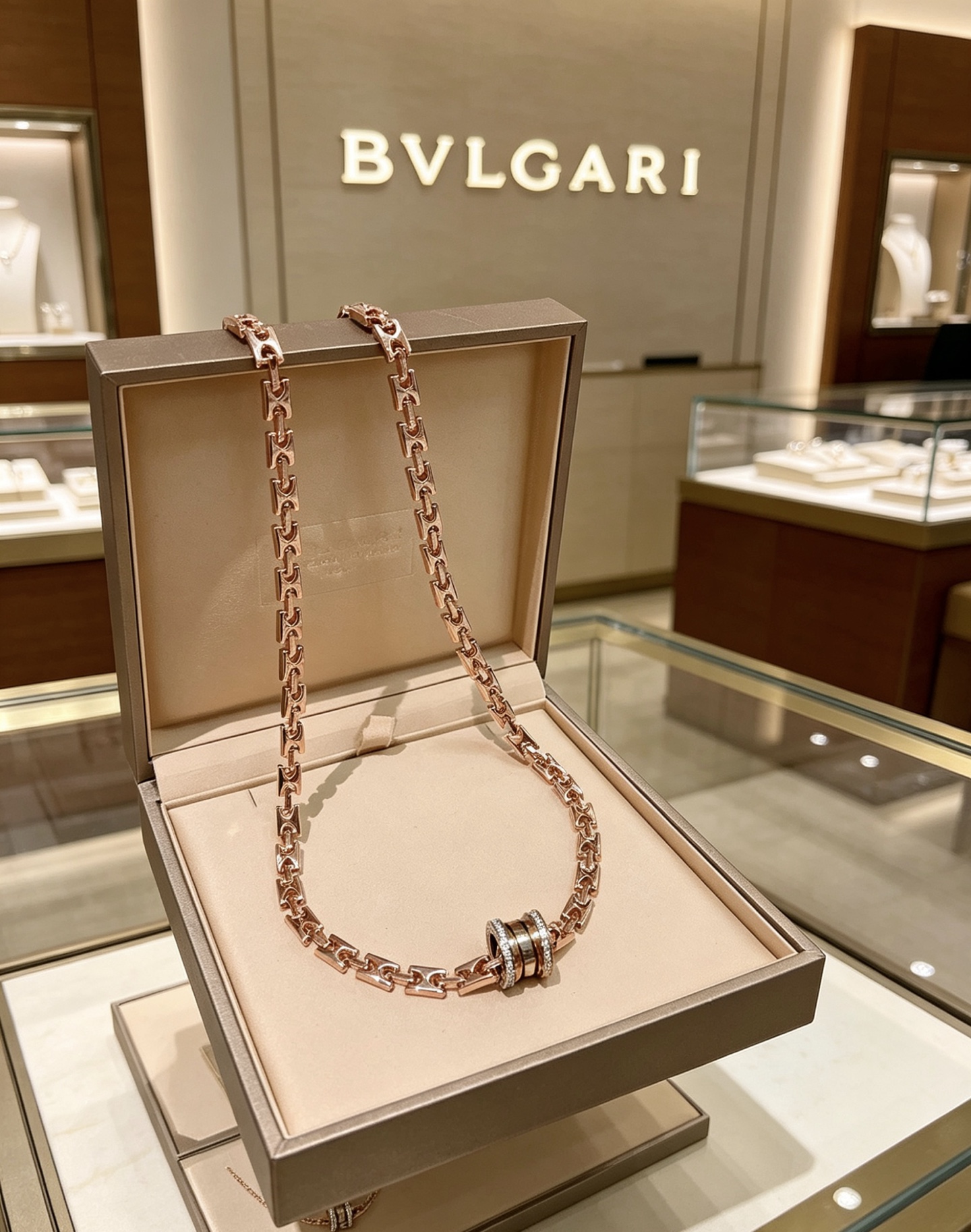 宝格丽项链V金材质 。BVLGARI宝格丽 DIVAS‘ DREAM 系列 品相完美，细节无敌，那种独特