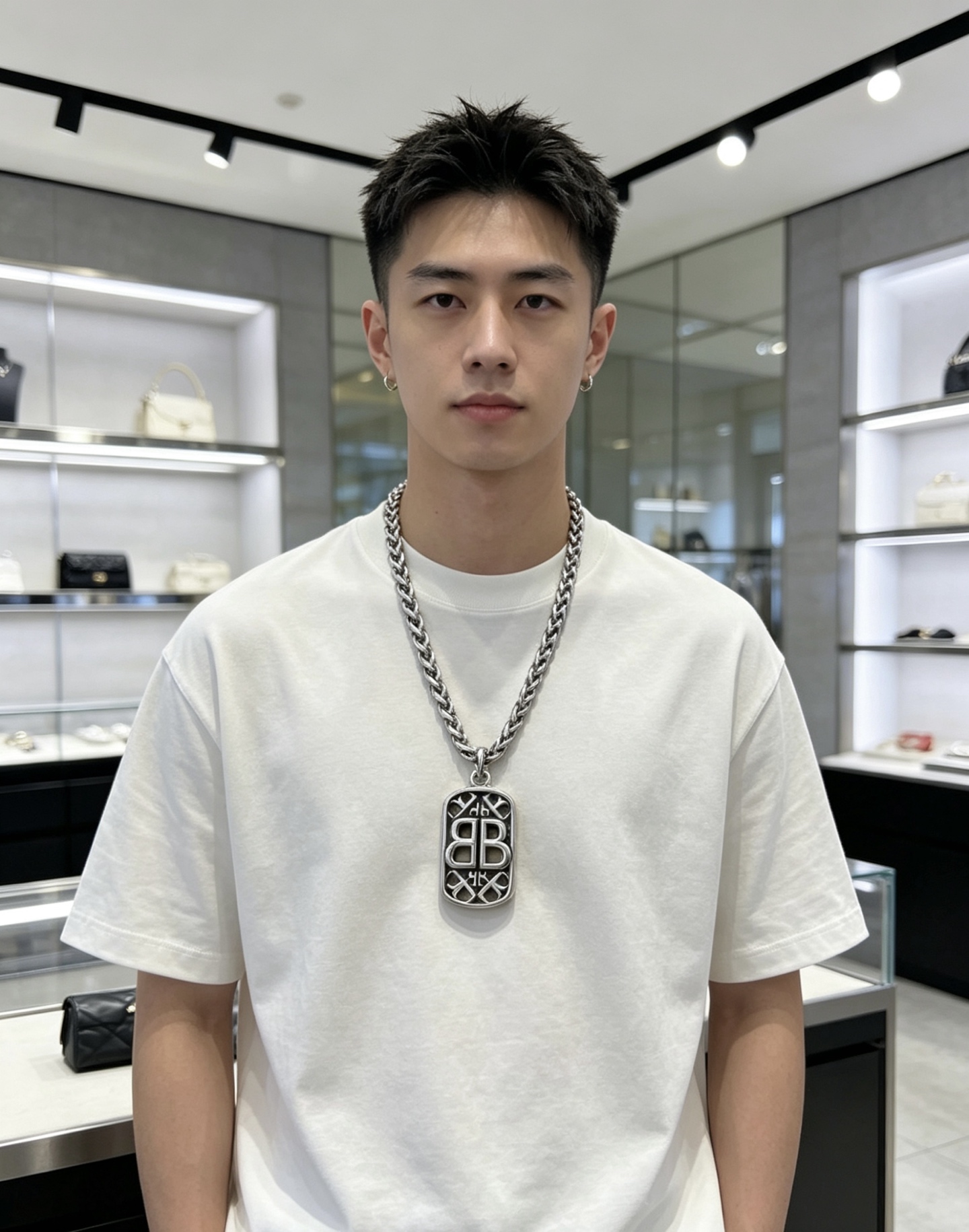 原单货🔹🔹新品 巴黎世家项链 Balenciaga 新款项链🔹专柜一致 细节做工精细 每个细节流程到位 