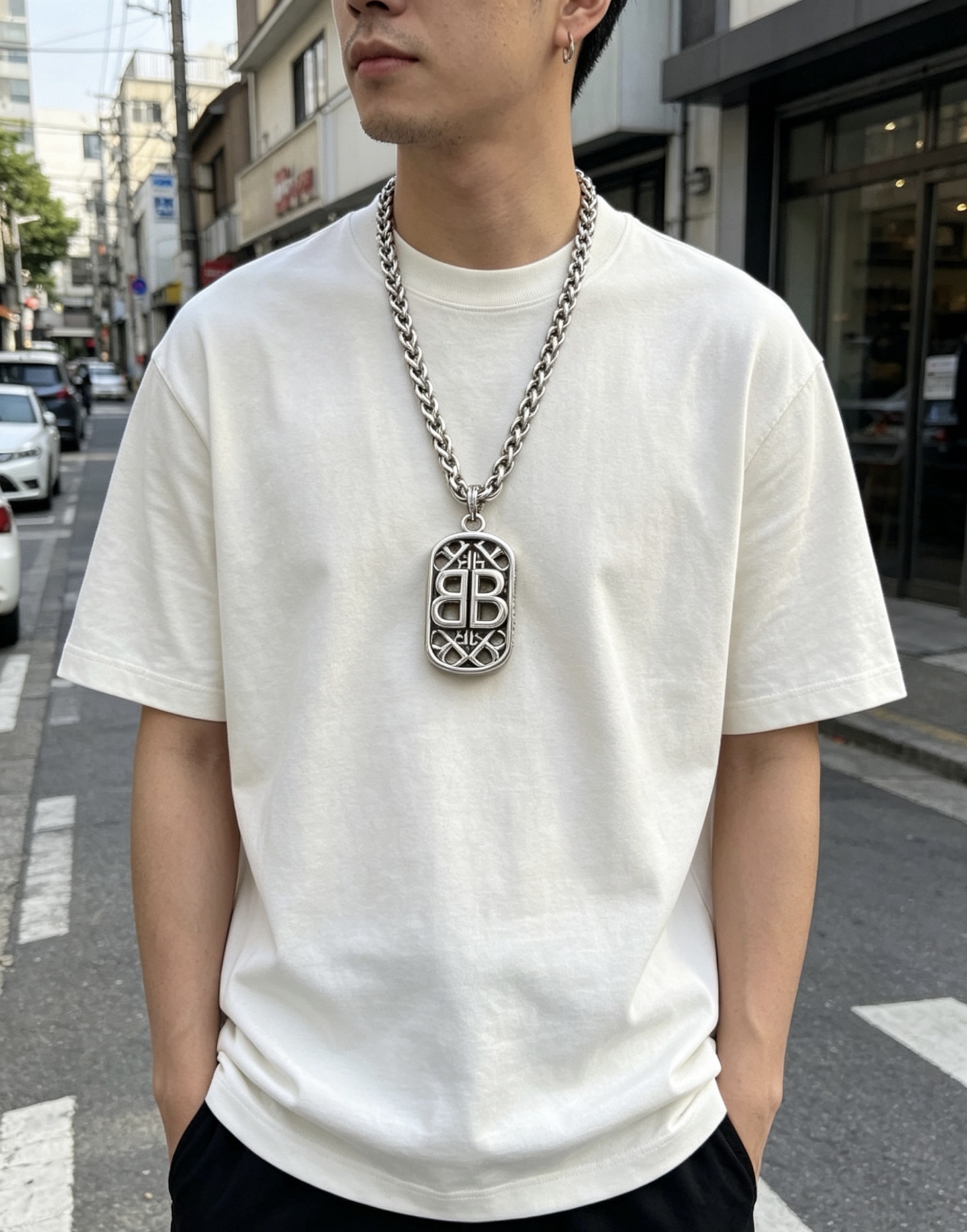 原单货🔹🔹新品 巴黎世家项链 Balenciaga 新款项链🔹专柜一致 细节做工精细 每个细节流程到位 