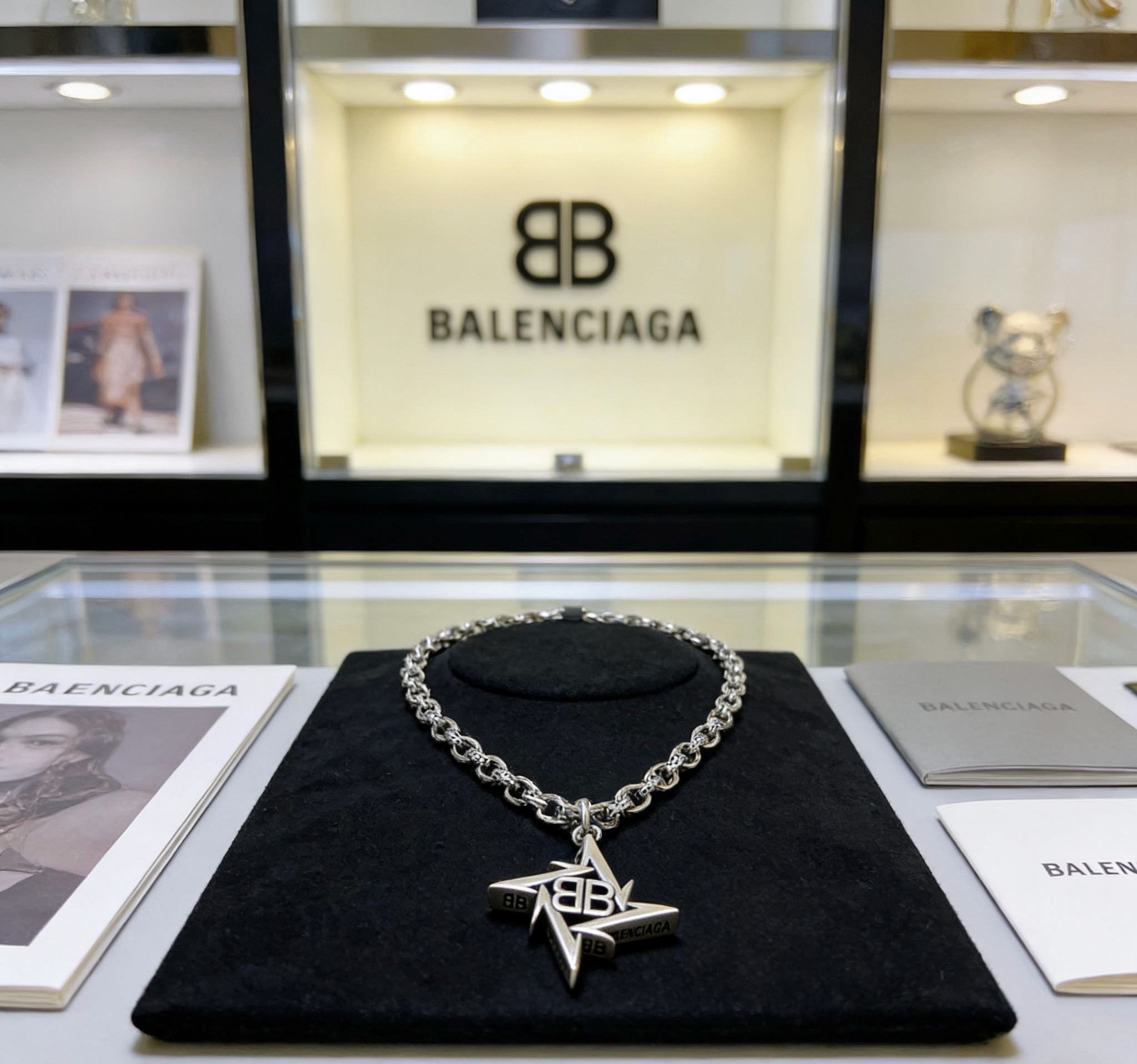 原单货🔹🔹新品 巴黎世家项链 Balenciaga 新款项链🔹专柜一致 细节做工精细 每个细节流程到位 