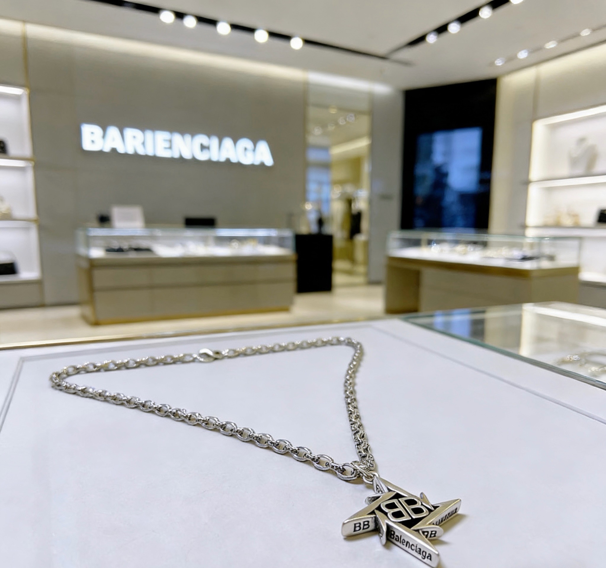 原单货🔹🔹新品 巴黎世家项链 Balenciaga 新款项链🔹专柜一致 细节做工精细 每个细节流程到位 
