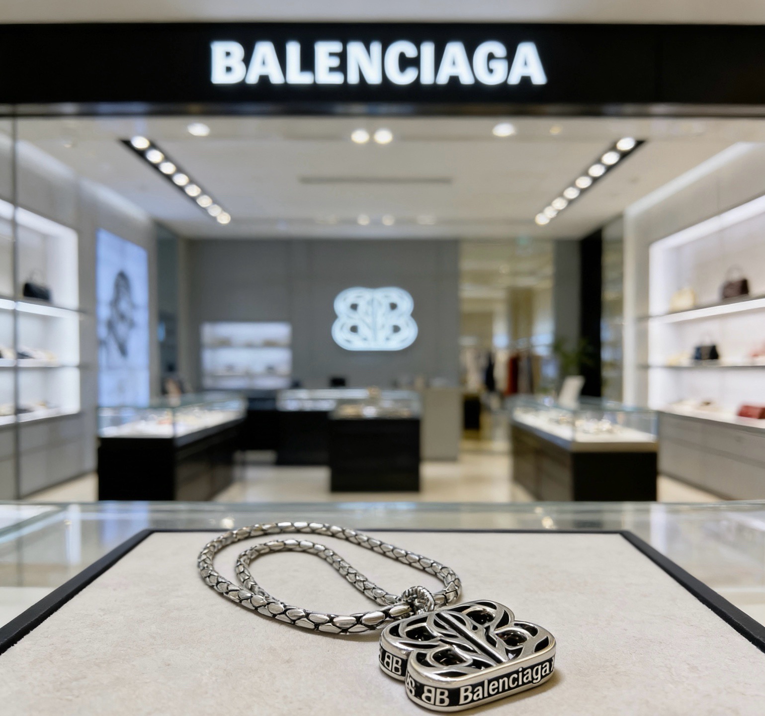 原单货🔹🔹新品 巴黎世家项链 Balenciaga 新款项链🔹专柜一致 细节做工精细 每个细节流程到位 