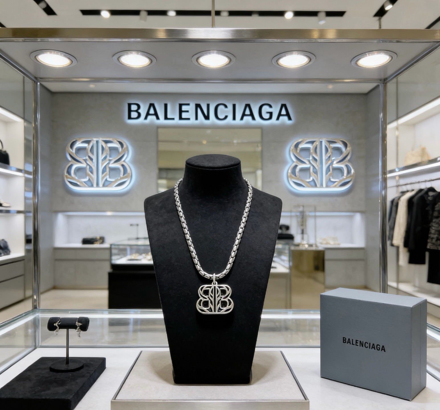 原单货🔹🔹新品 巴黎世家项链 Balenciaga 新款项链🔹专柜一致 细节做工精细 每个细节流程到位 
