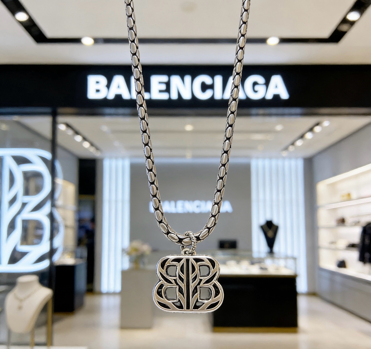 原单货🔹🔹新品 巴黎世家项链 Balenciaga 新款项链🔹专柜一致 细节做工精细 每个细节流程到位 