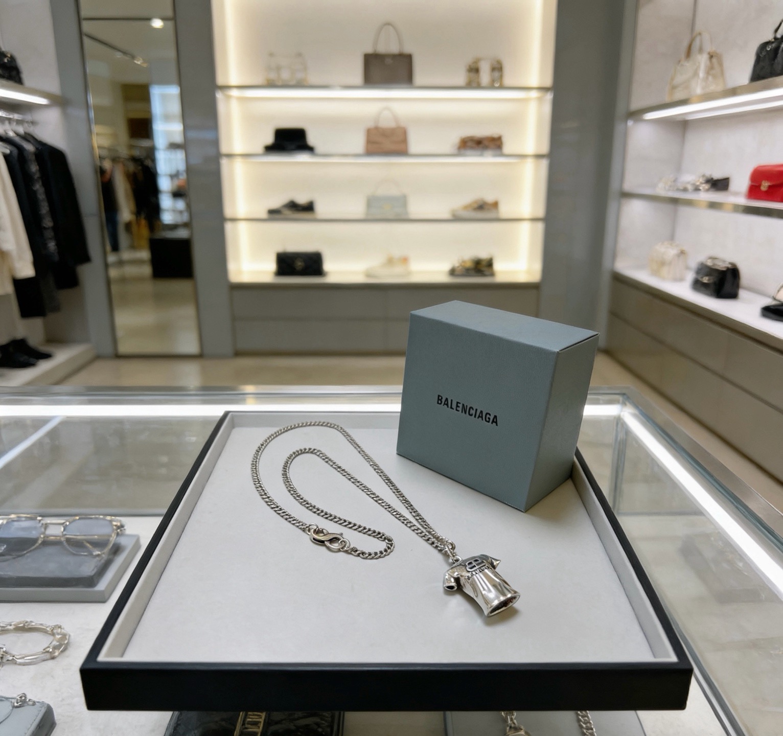 原单货🔹🔹新品 巴黎世家项链 Balenciaga 新款项链🔹专柜一致 细节做工精细 每个细节流程到位 