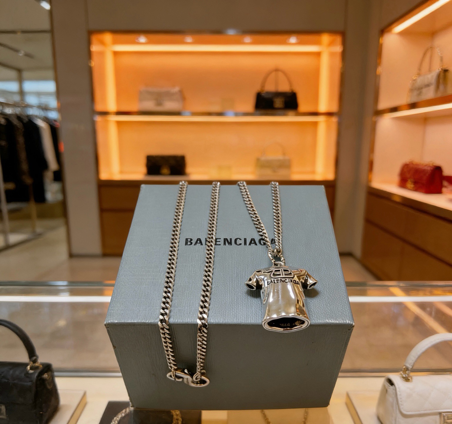 原单货🔹🔹新品 巴黎世家项链 Balenciaga 新款项链🔹专柜一致 细节做工精细 每个细节流程到位 